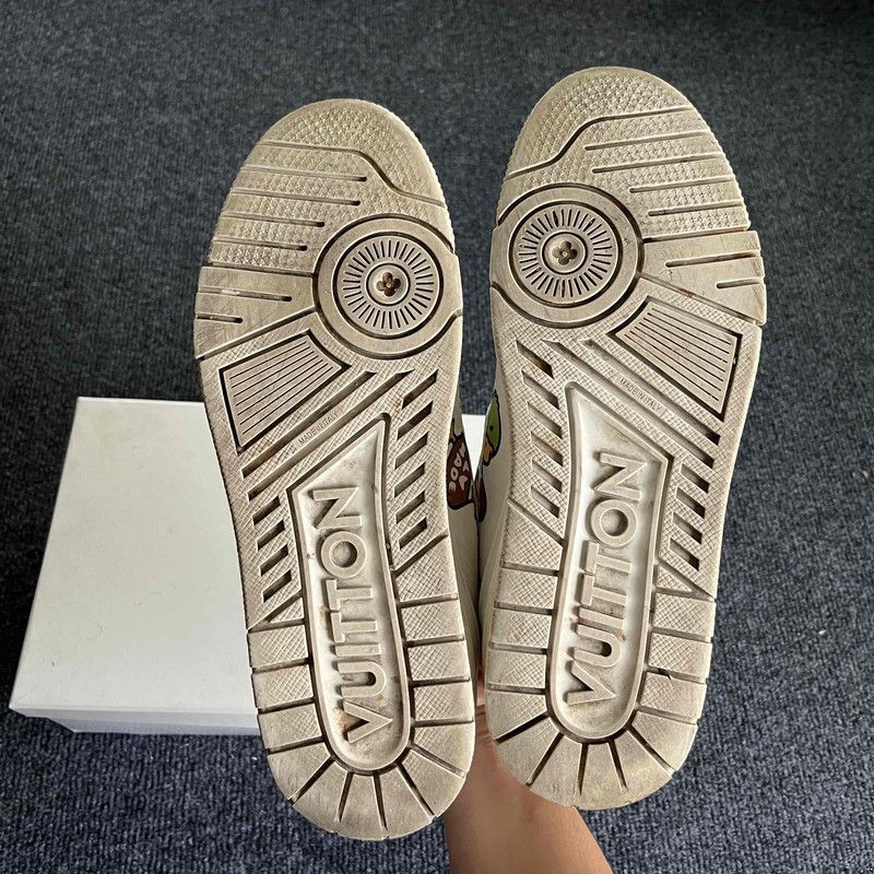 Louis Vuitton Nigo x Louis Vuitton Trainer Casual Sneakers - Size US 9.5 / EU 42-43 - 4 Thumbnail