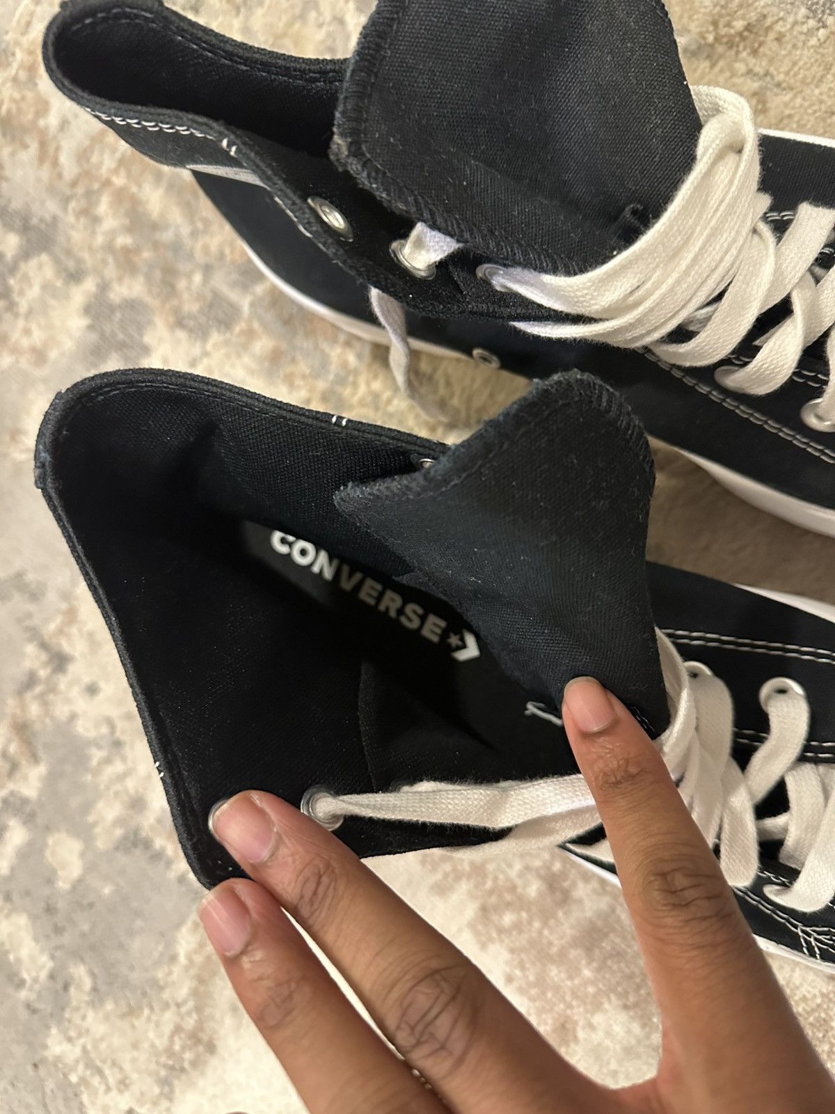 Converse Black Chuck Taylor All Star Lugged High Sneakers Converse Size US 9.5 / EU 42-43 - 5 Thumbnail