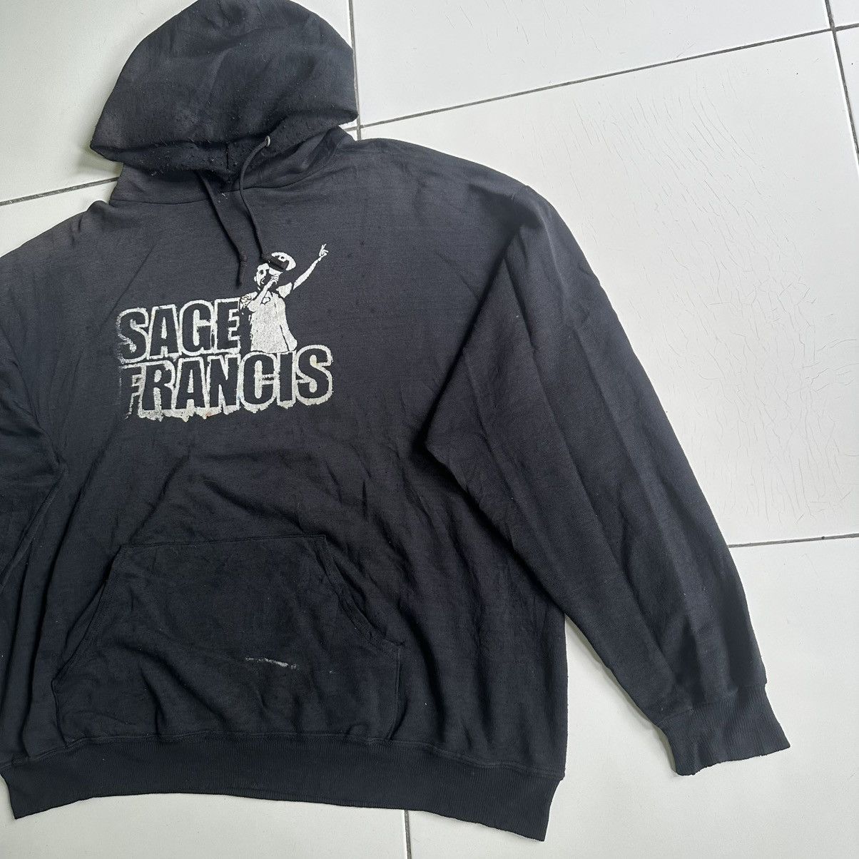 Rap Tees Vintage Pauh William Francis Hip hop tour 2005 black hoodie Size US XL / EU 56 / 4 - 4 Thumbnail