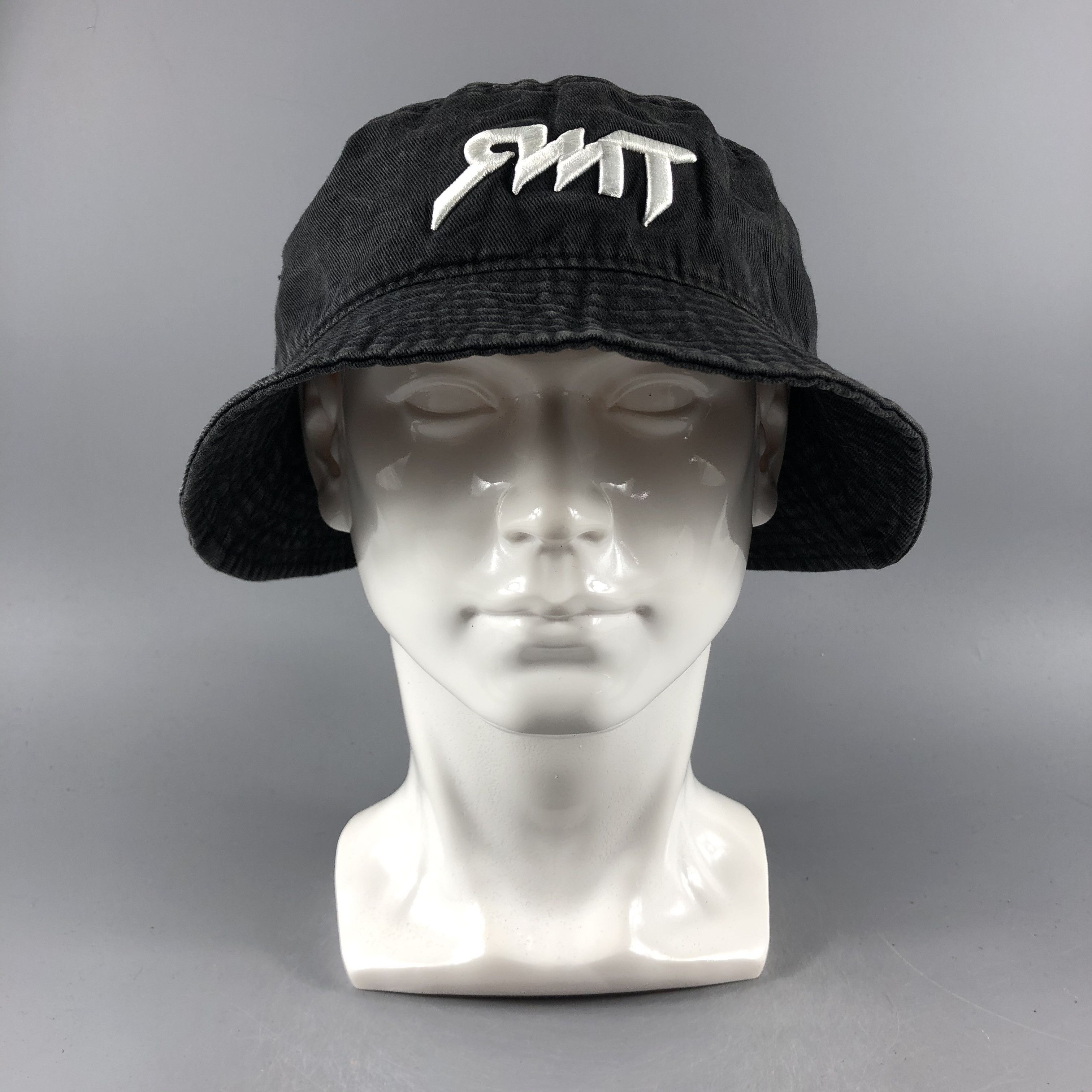 image of Vintage Rimaster Black Bucket Hats -D708, Men's