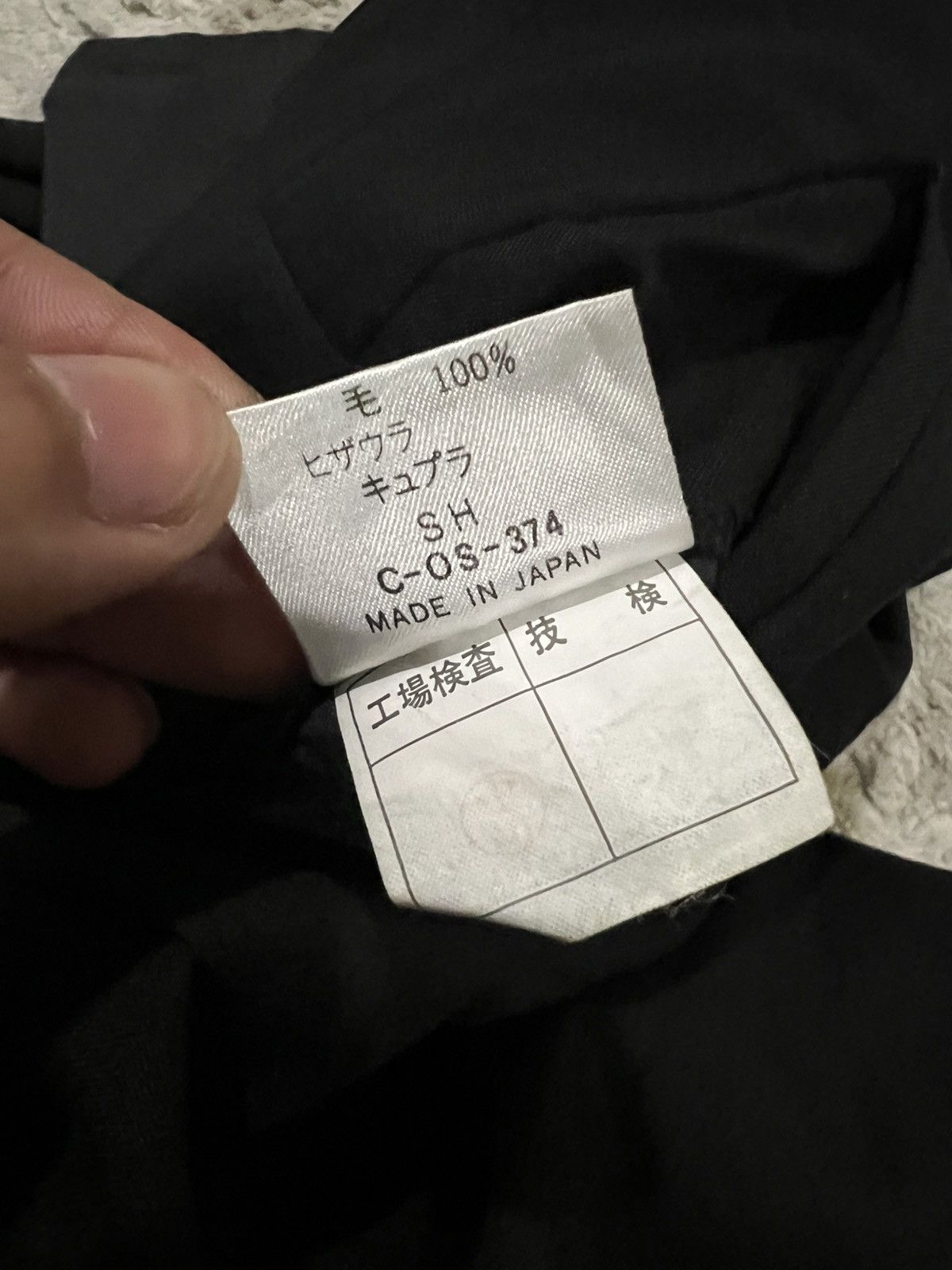 Yohji Yamamoto 1990s Yohji Yamamoto Gabardine Post Apocalypse Baggy Pants Size US 28 / EU 44 - 11 Thumbnail