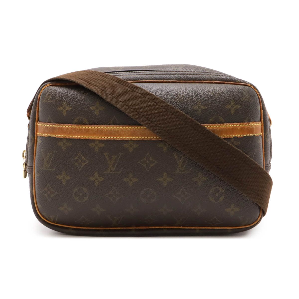 Louis Vuitton Louis Vuitton Monogram Reporter Pm Shoulder Bag M45254 Canvas Crossbody Bag M45254 in Brown, Women's