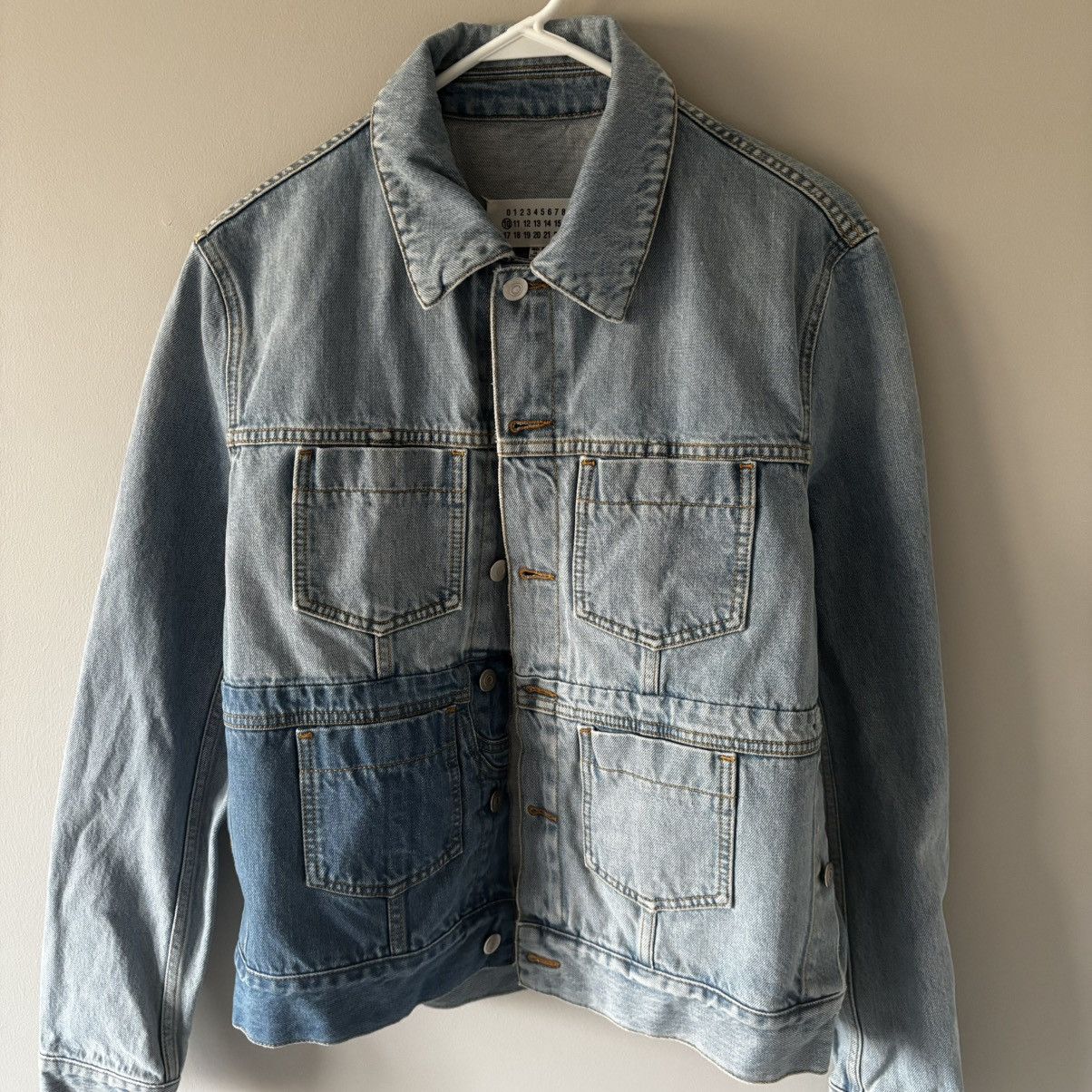 Maison Margiela Maison Margiela Patchwork Reconstructed Denim Jacket Size US M / EU 48-50 / 2 - 1 Thumbnail