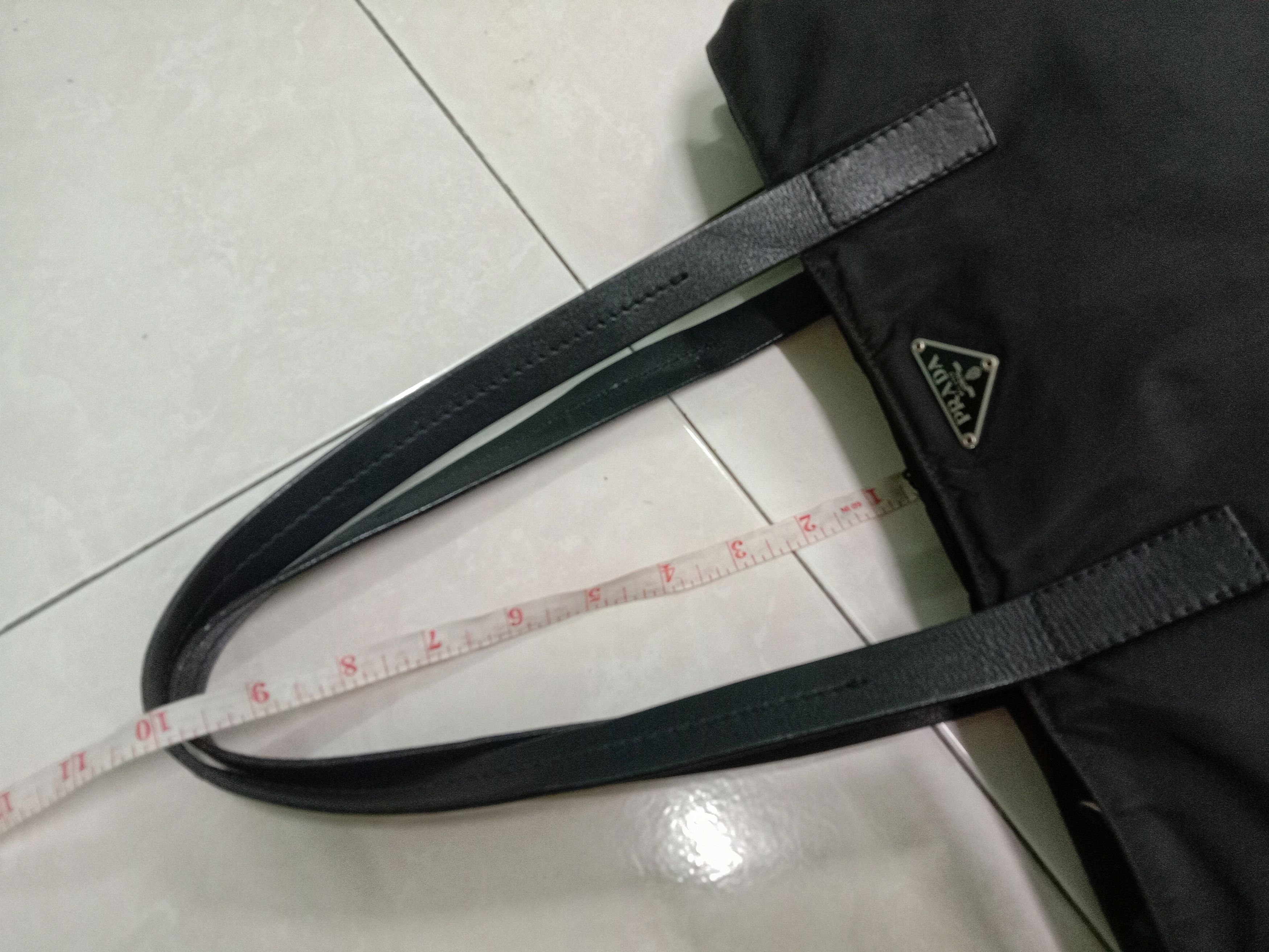 Prada Authentic Prada Nylon Leather Strap Bag Size ONE SIZE - 15 Thumbnail