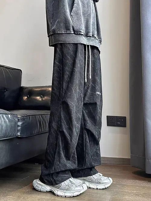 VIBE Vintage Gradient Loose Casual Pants Size US 32 / EU 48 - 7 Thumbnail