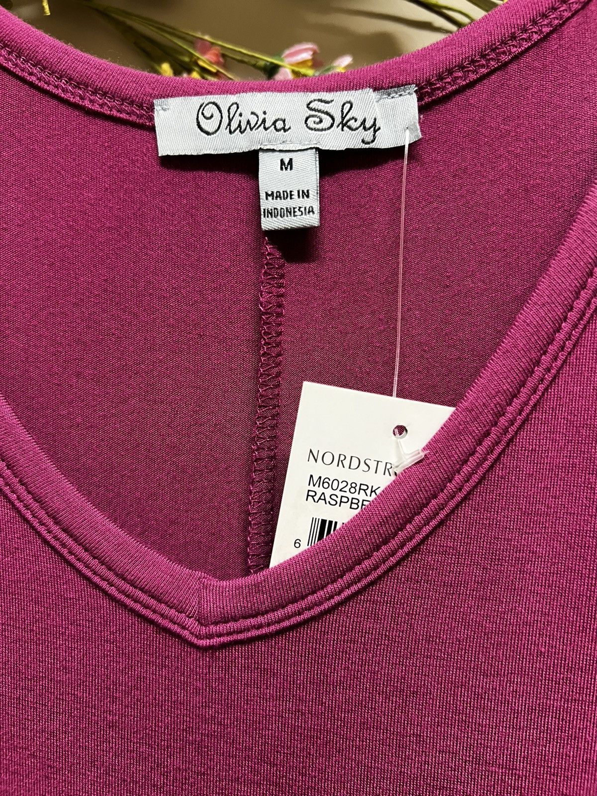 Other New with Tags Women’s Olivia Sky Raspberry Wine Long Tunic Size M / US 6-8 / IT 42-44 - 7 Thumbnail
