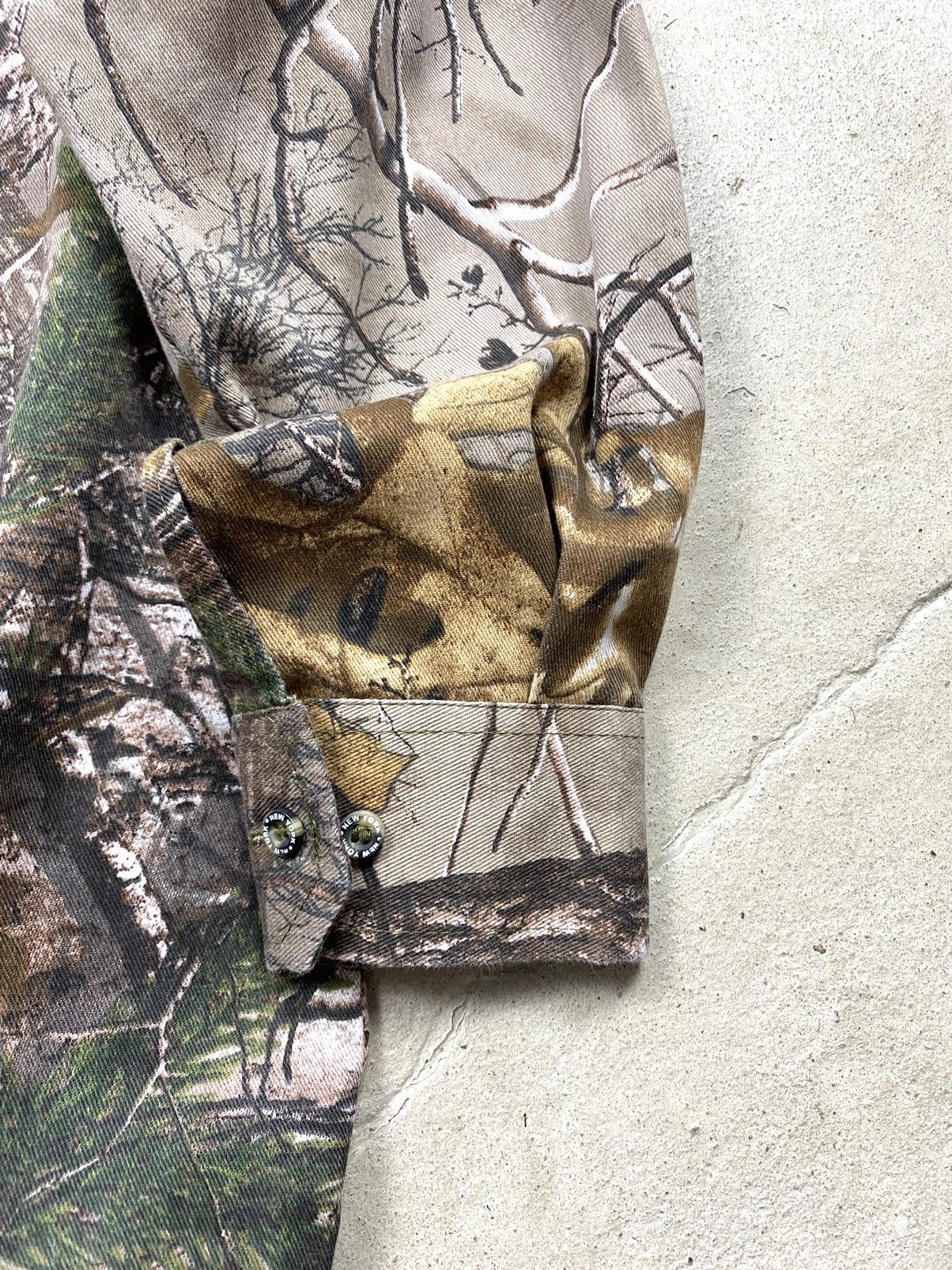 Vintage Vintage 1990s Forest Tree Camouflage Shirt Y2K Hype Size US XL / EU 56 / 4 - 9 Thumbnail