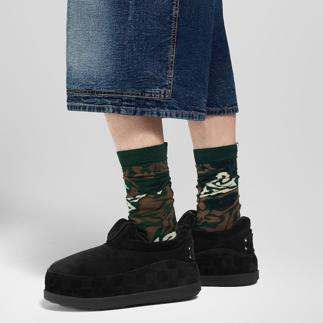 Louis Vuitton LV Camo Socks Size ONE SIZE - 4 Thumbnail