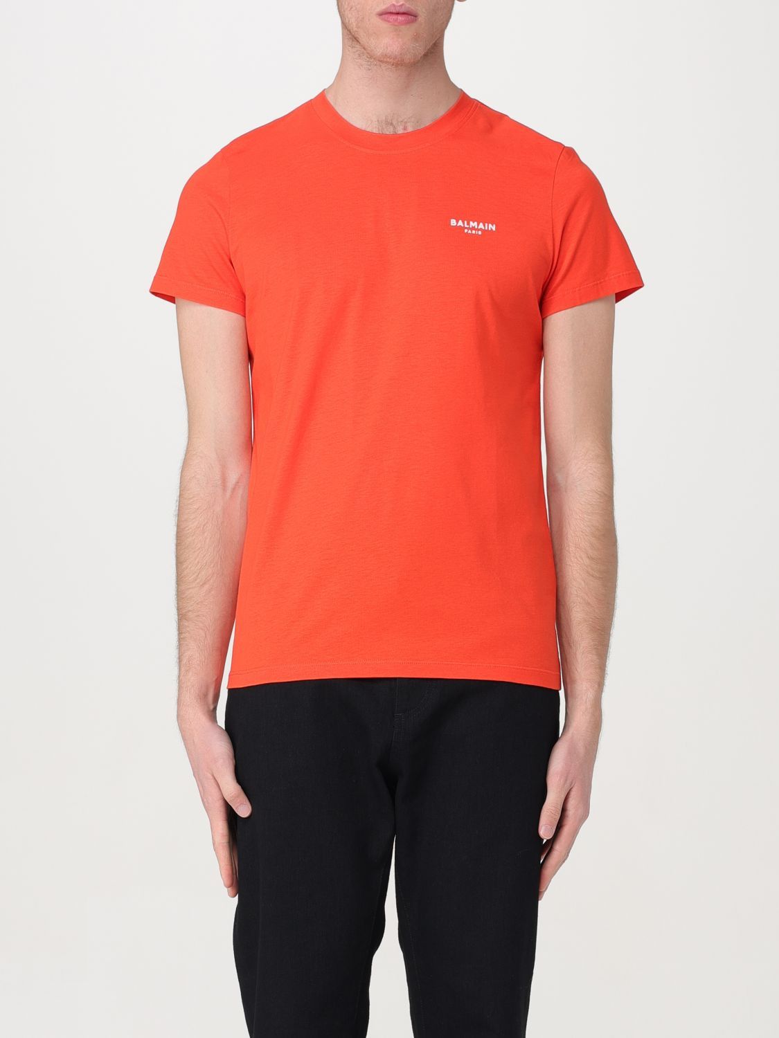 image of Balmain T-Shirt Men Red (Size Small)