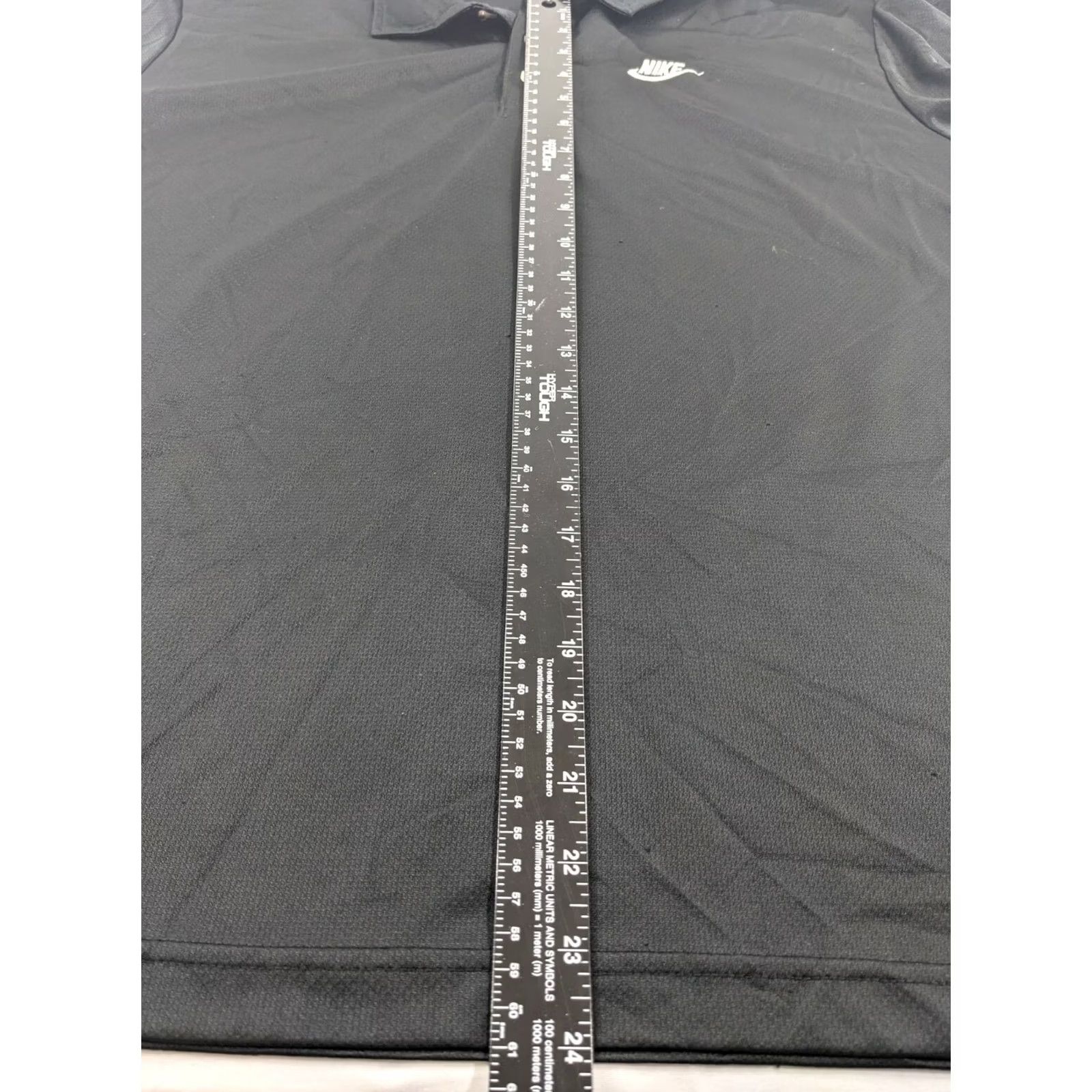 Nike VINTAGE Nike Black And White Res Polo Shirt XL Mens Grey Tag Size US XL / EU 56 / 4 - 5 Thumbnail