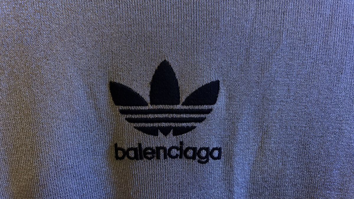 Adidas × Balenciaga Adidas x Balenciaga Athletic Mock Neck LUREX FINE KNIT Sz XL Size XL / US 12-14 / IT 48-50 - 2 Thumbnail