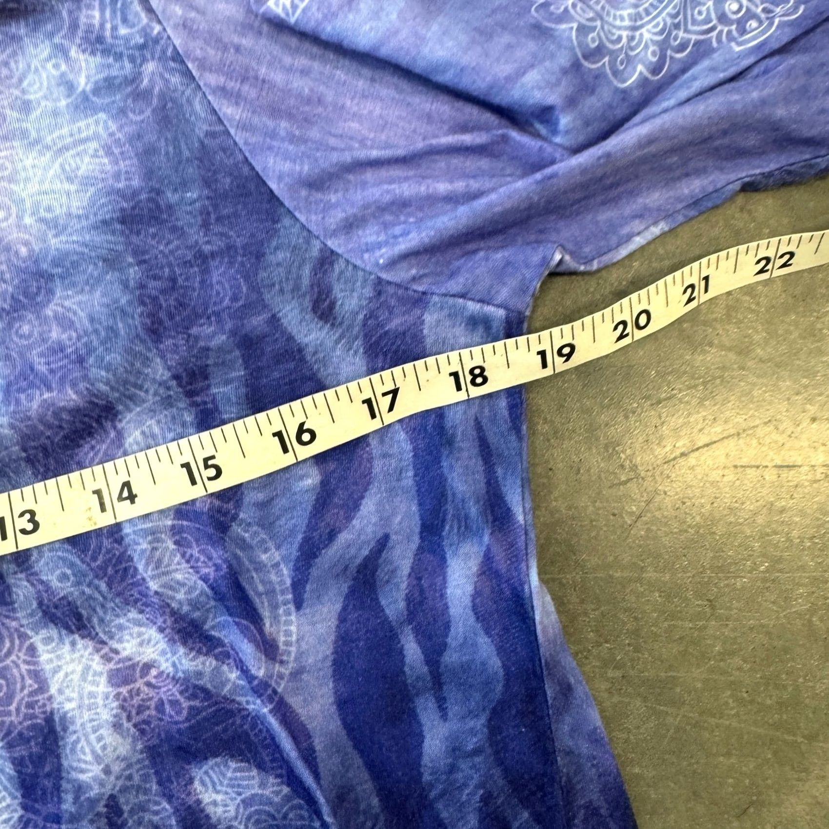 Vintage VINTAGE Mcbling Embellished Rhinestone Floral Tie Dye Purple Longsleeve S BonWorth Blouse Adult Women 3/4 Sleeve Pullover Size S / US 4 / IT 40 - 4 Thumbnail