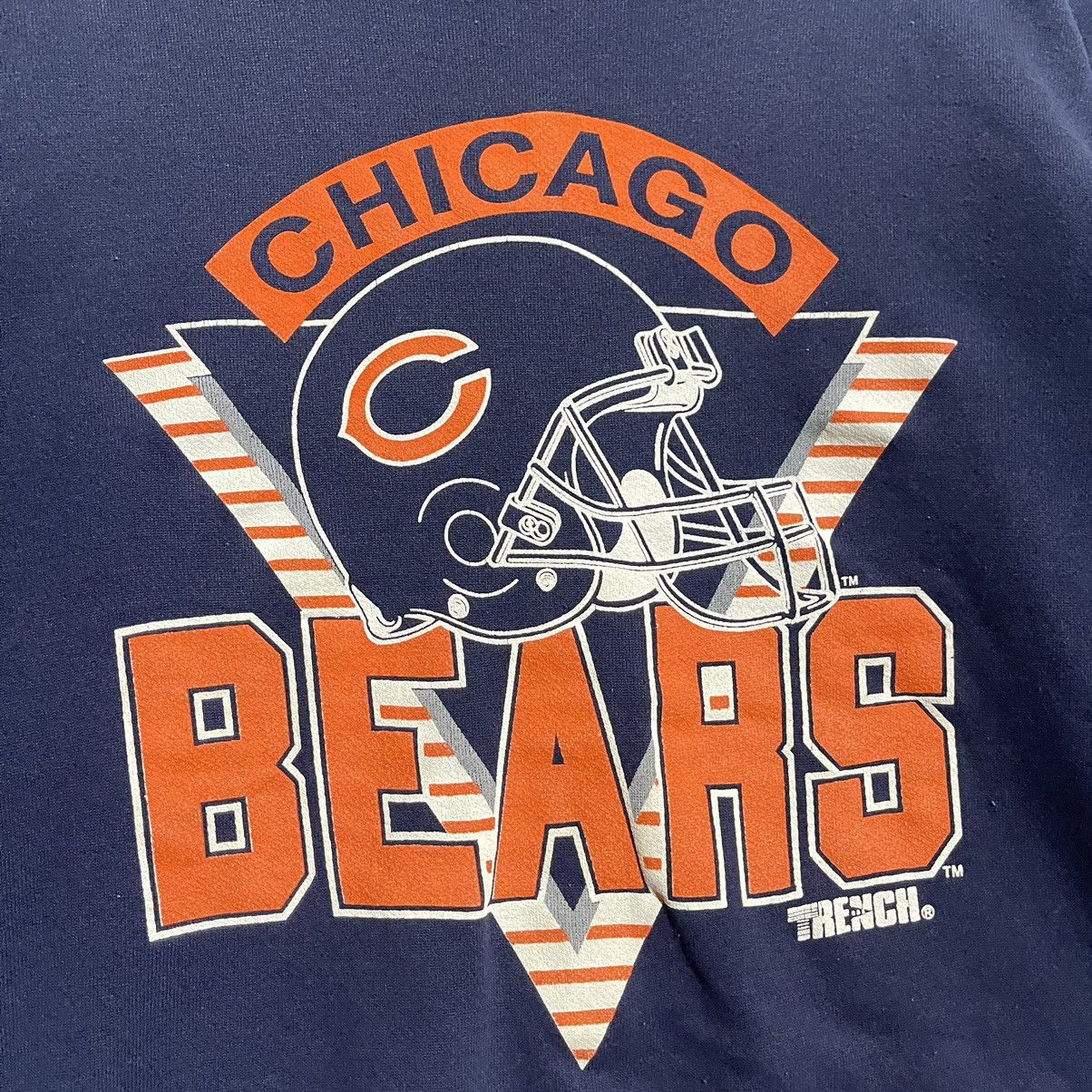 NFL Vintage 90s Chicago Bears Sweatshirt – Navy – Made in USA Size US M / EU 48-50 / 2 - 2 Thumbnail