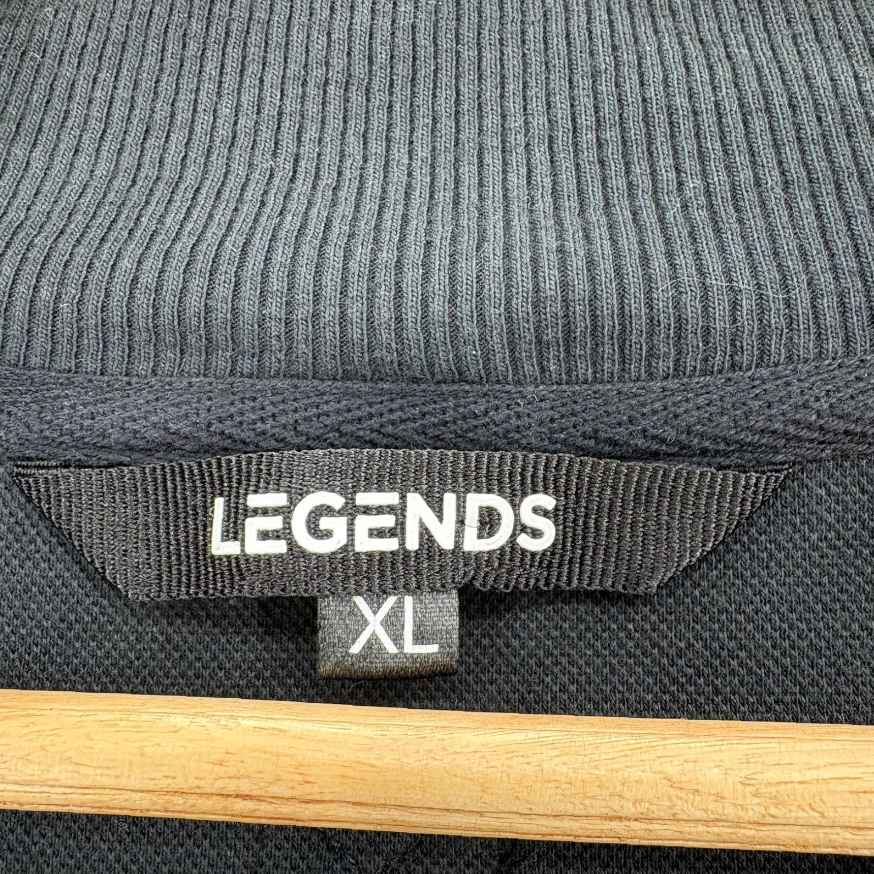 Vintage Legends Highland Quarter Zip Mens XL Gray Fleece Pullover Mock Neck 1/4 Zip Pullover Sportswear Sweatshirt Winter Camp Casual Logo Shirt Mens Size US XL / EU 56 / 4 - 4 Thumbnail