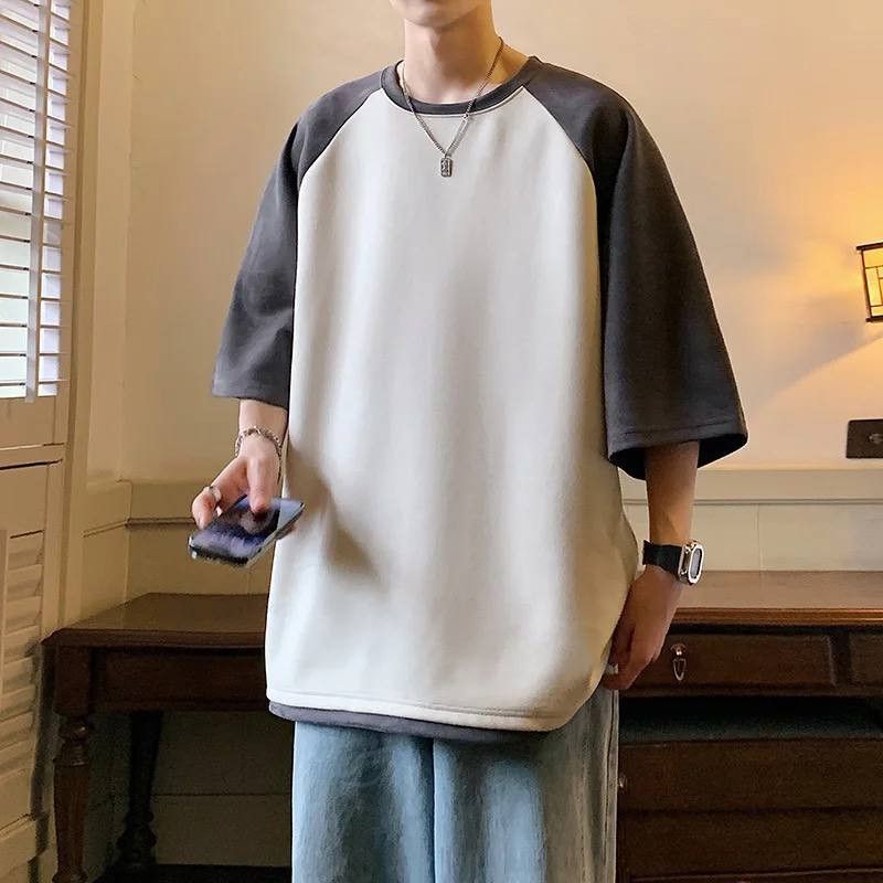 Japanese Brand × Vintage patchwork suede T-shirt. Size US M / EU 48-50 / 2 - 1 Thumbnail