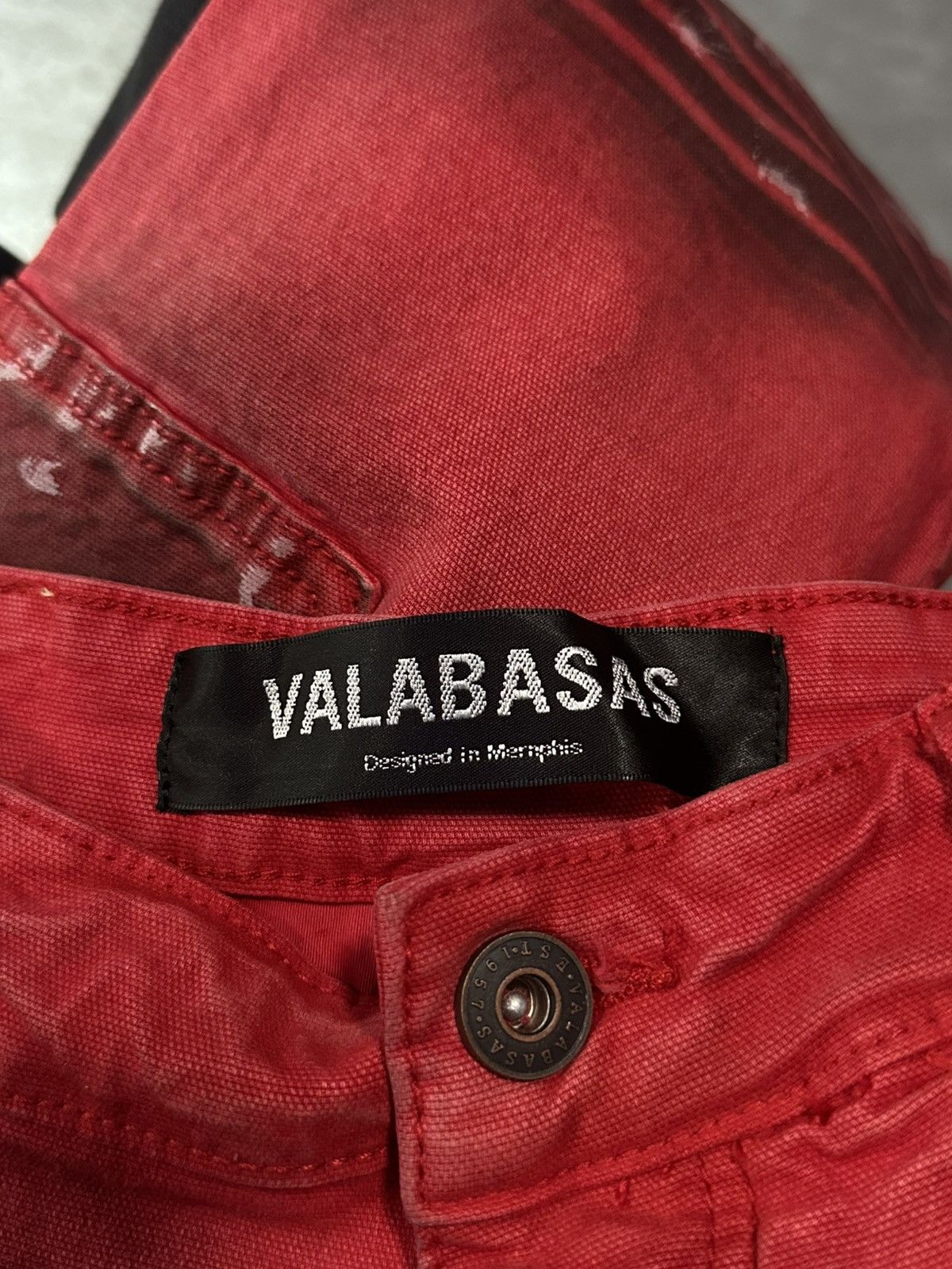 Valabasas Valabasas Red Paint Splatter Jeans size 30 Size US 30 / EU 46 - 2 Thumbnail