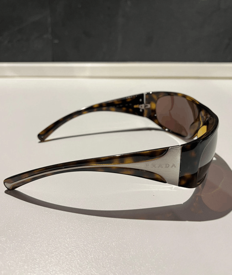 Prada PRADA Sunglasses Flame 2004 Star Mask Fire Chrome Silver Size ONE SIZE - 1 Thumbnail