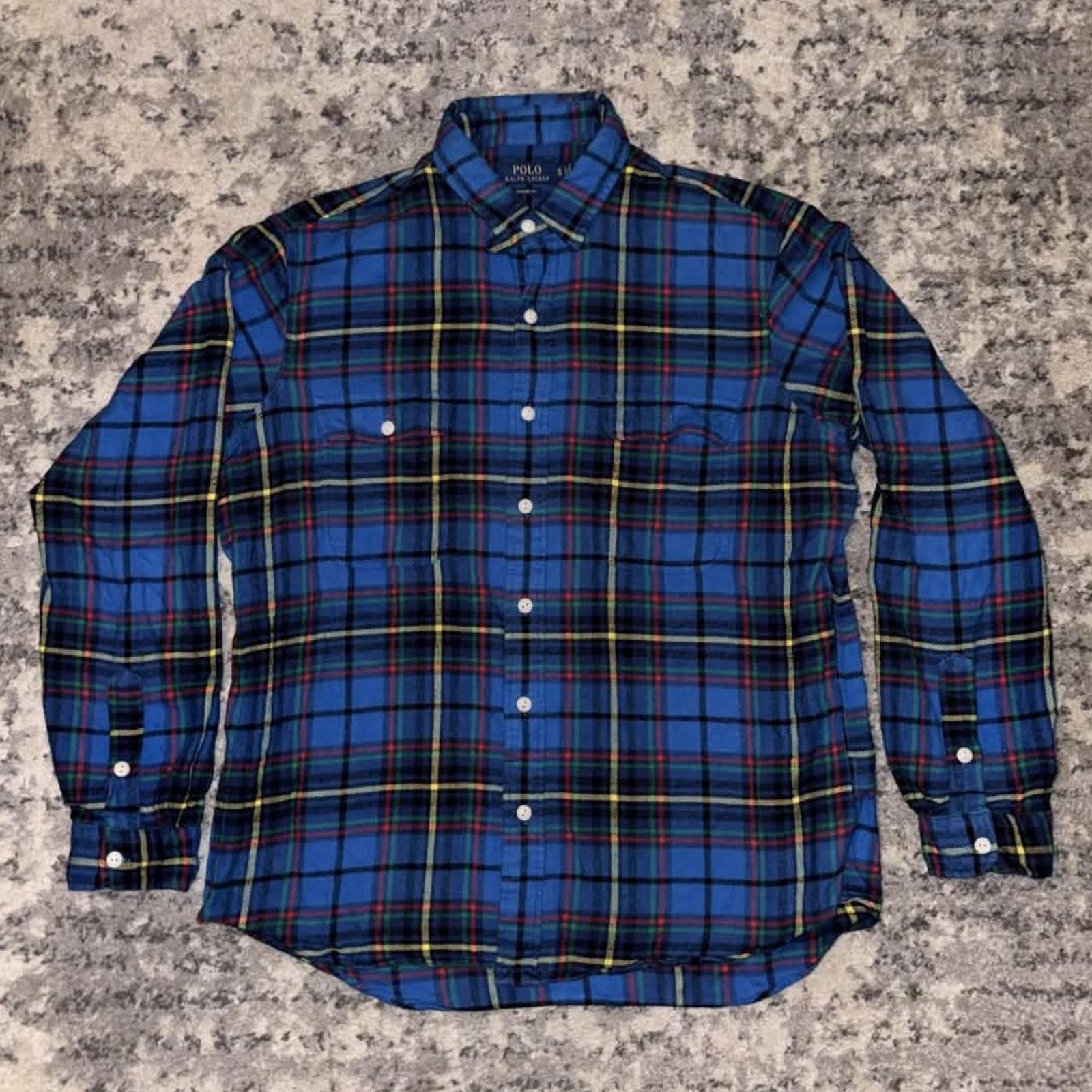 Polo Ralph Lauren Vintage Polo Ralph Lauren Plaid Button Up Shacket Size US XL / EU 56 / 4 - 1 Thumbnail