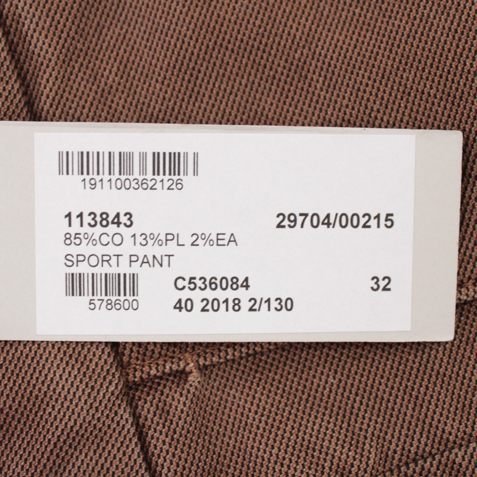Zanella Zanella New with tags Chino Size 32 US In Brown Size US 32 / EU 48 - 4 Thumbnail