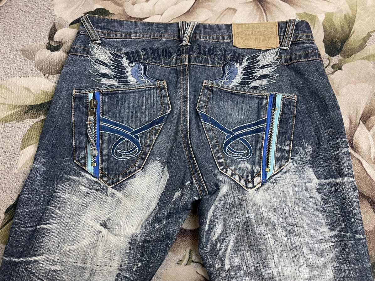 Japanese Brand Sky Bomber Jeans Streetwear Size US 35 - 4 Thumbnail