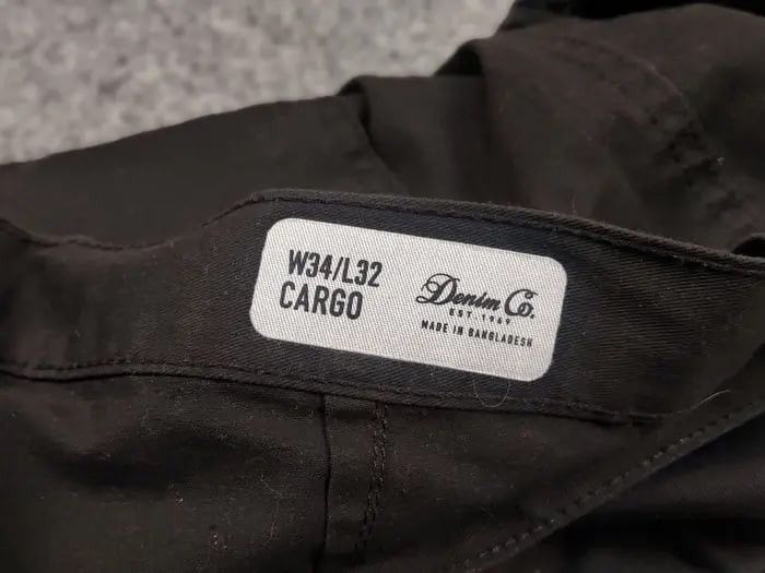 Japanese Brand Vintage Japanese Dark Oliver Cotton Cargo Pants Y2K Style Size US 34 / EU 50 - 15 Thumbnail