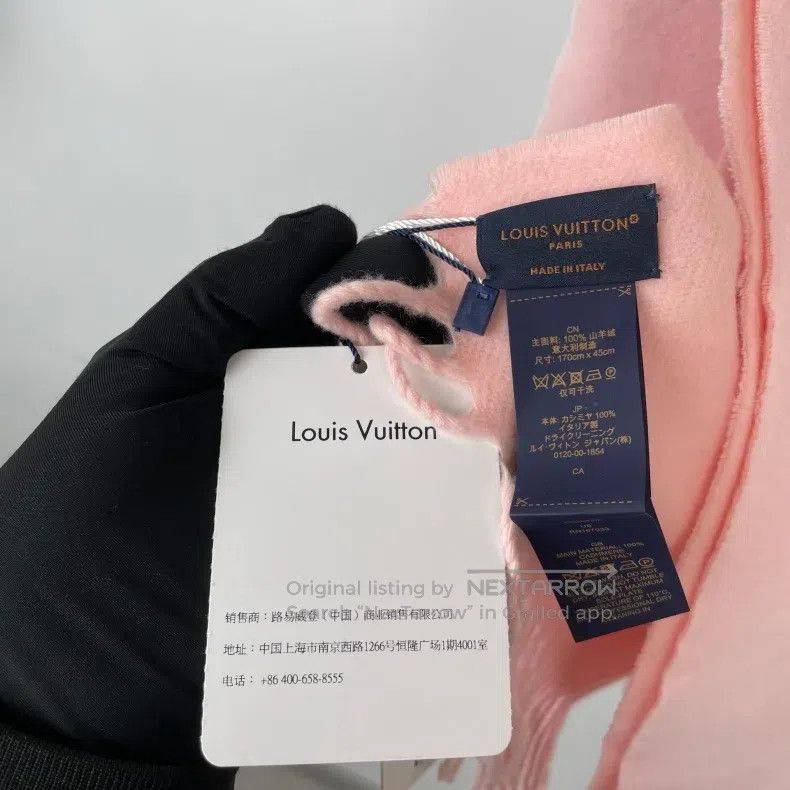 Louis Vuitton Louis Vuitton Cashmere scarf Size ONE SIZE - 7 Thumbnail