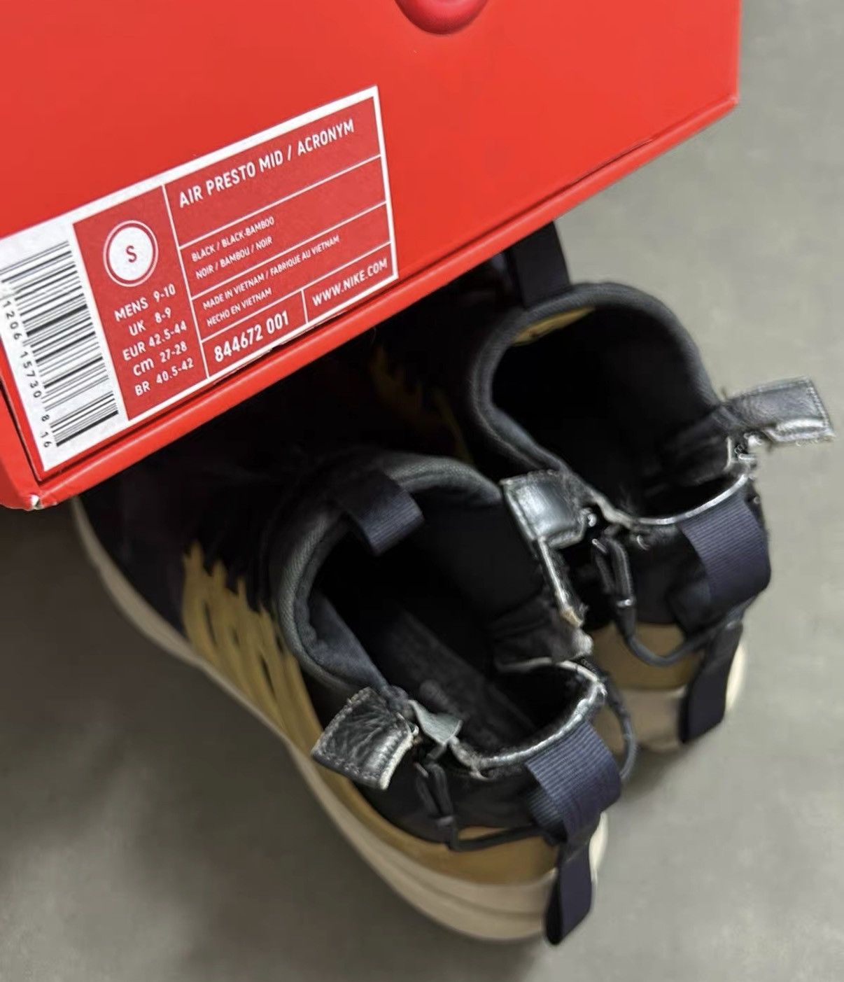 Acronym Acronym x Nike Air Presto Mid "Bamboo" Casual Sneakers J16 Size US 9 / EU 42 - 5 Thumbnail