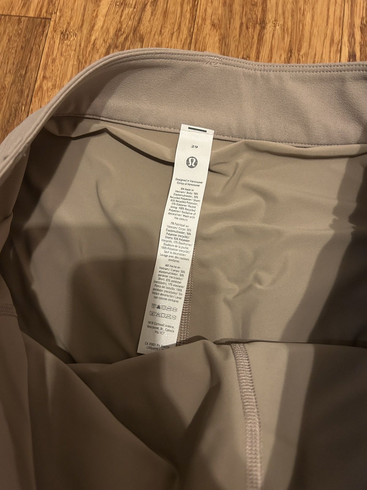 Lululemon Lululemon Drop-Waist Pleated High-Rise Golf Skirt size 29 Size 29" - 6 Thumbnail