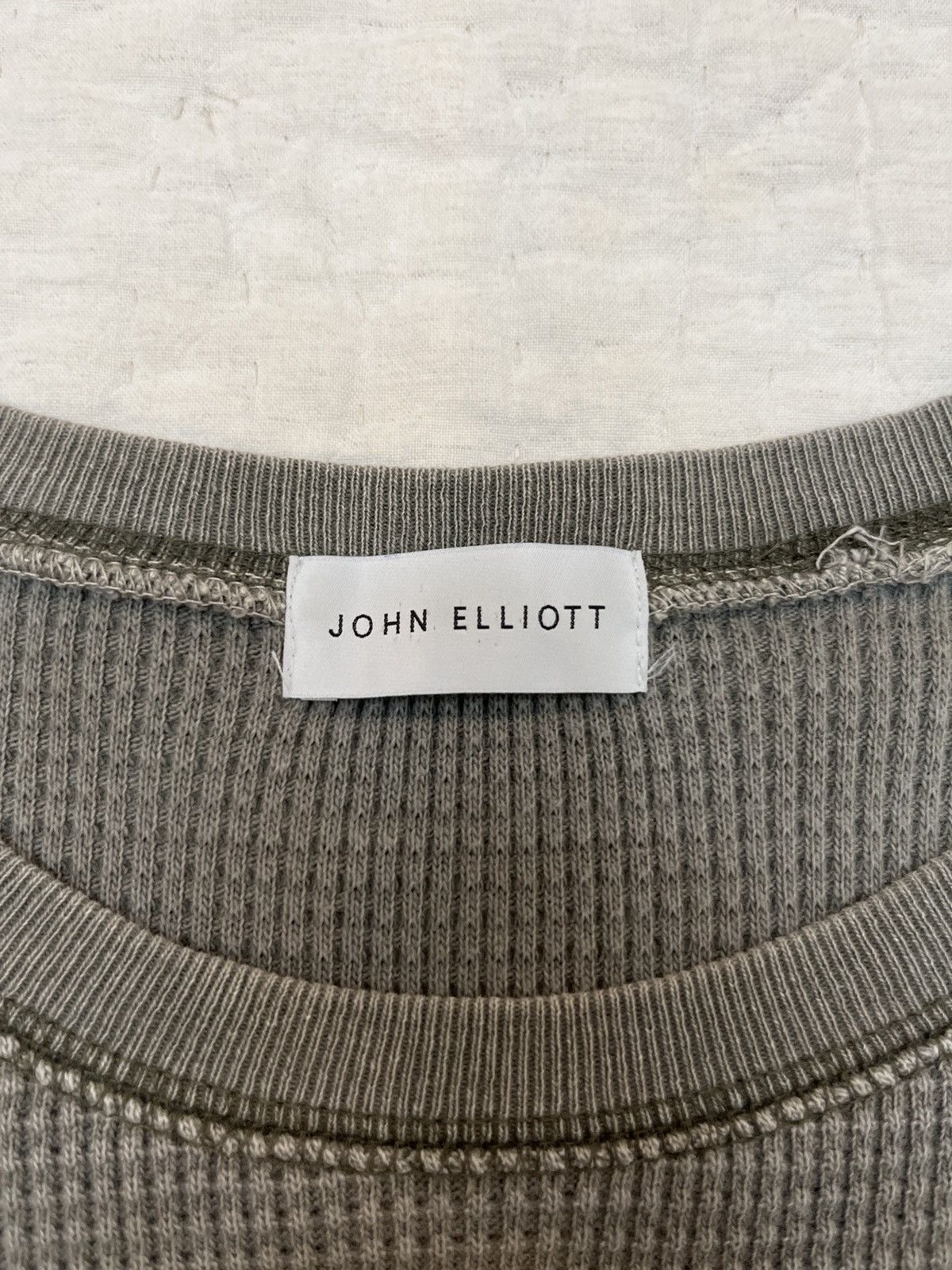 John Elliott Thermal Crew / Washed Olive - Thermal Crew / 1 / Small Size US M / EU 48-50 / 2 - 3 Thumbnail