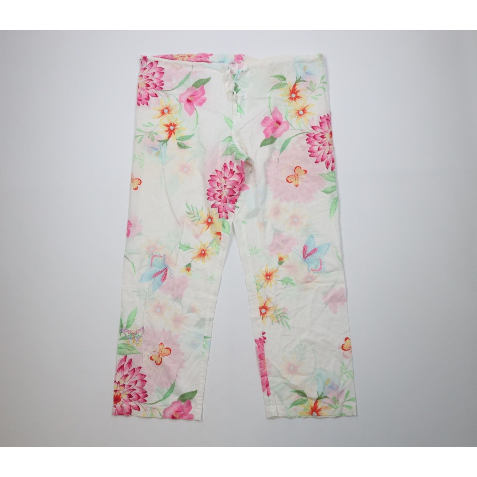 Victoria's Secret Vintage Victoria's Secret 2 Piece Flower Butterfly Pajamas Size M / US 6-8 / IT 42-44 - 9 Thumbnail