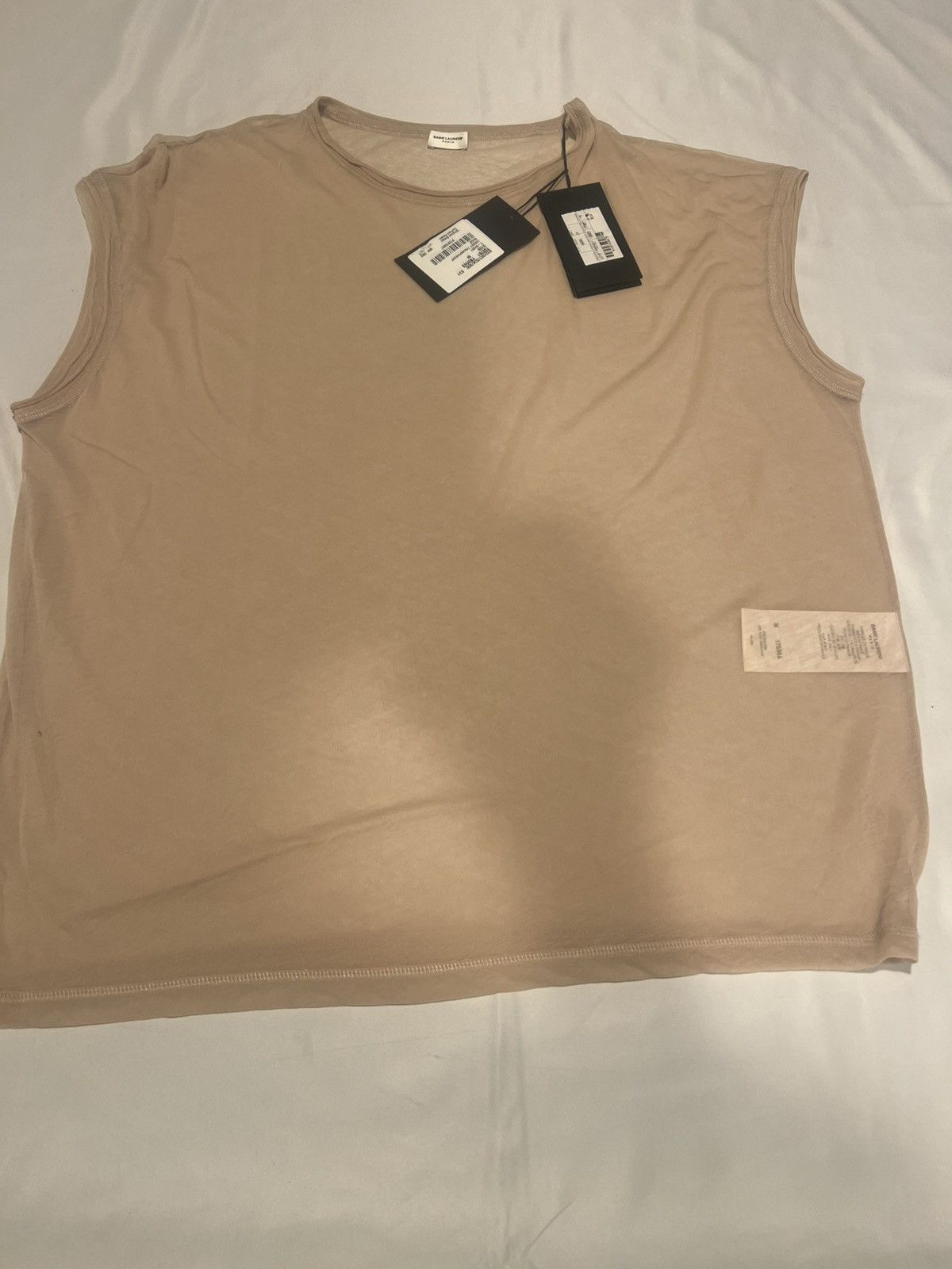 Saint Laurent Paris Saint Laurent men’s sleeve less t shirt. M. $950 Size US M / EU 48-50 / 2 - 2 Thumbnail