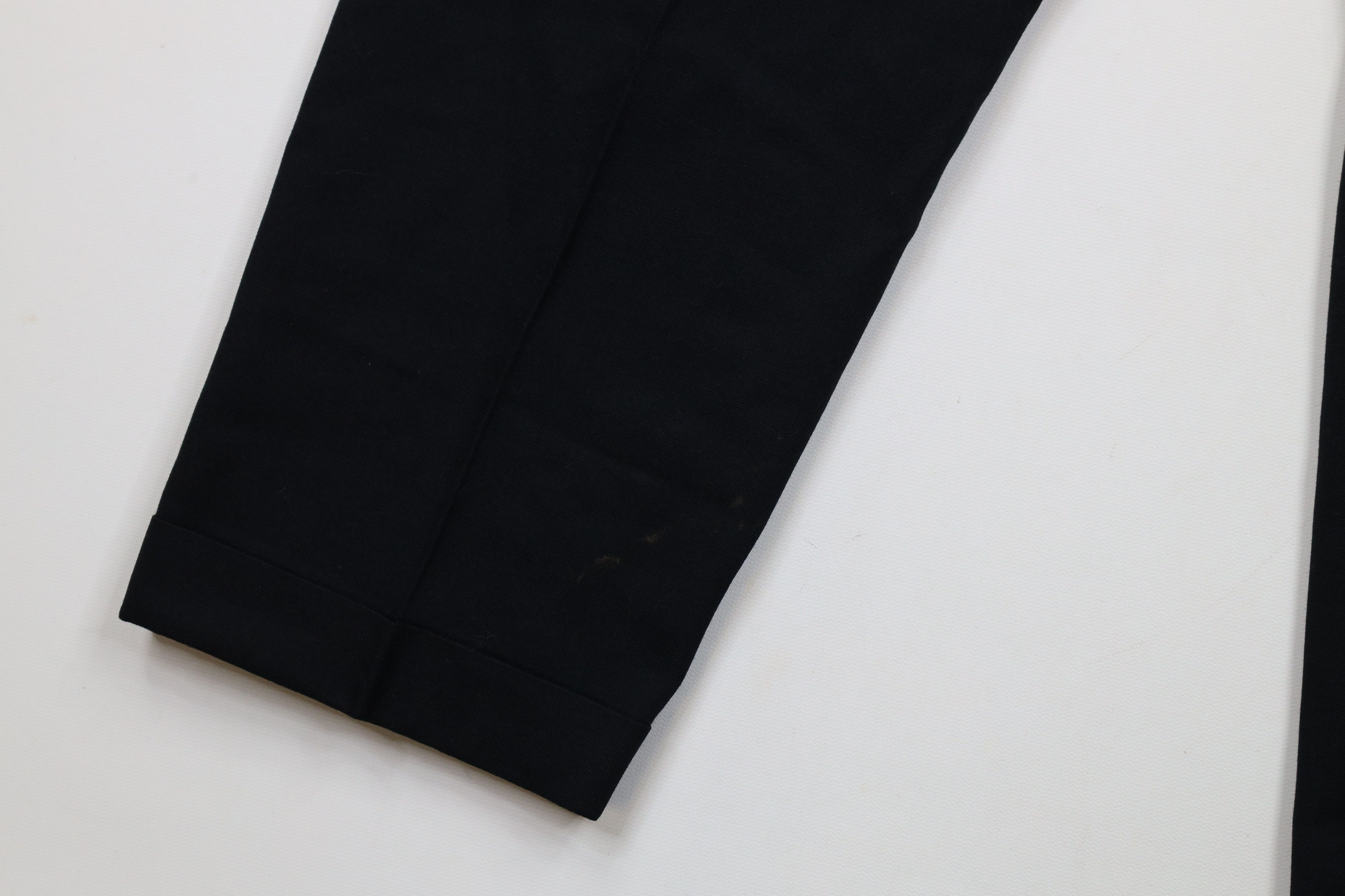 Vintage Vintage 90s Streetwear Cuffed Wide Leg Chino Pants Black USA Size US 34 / EU 50 - 13 Thumbnail