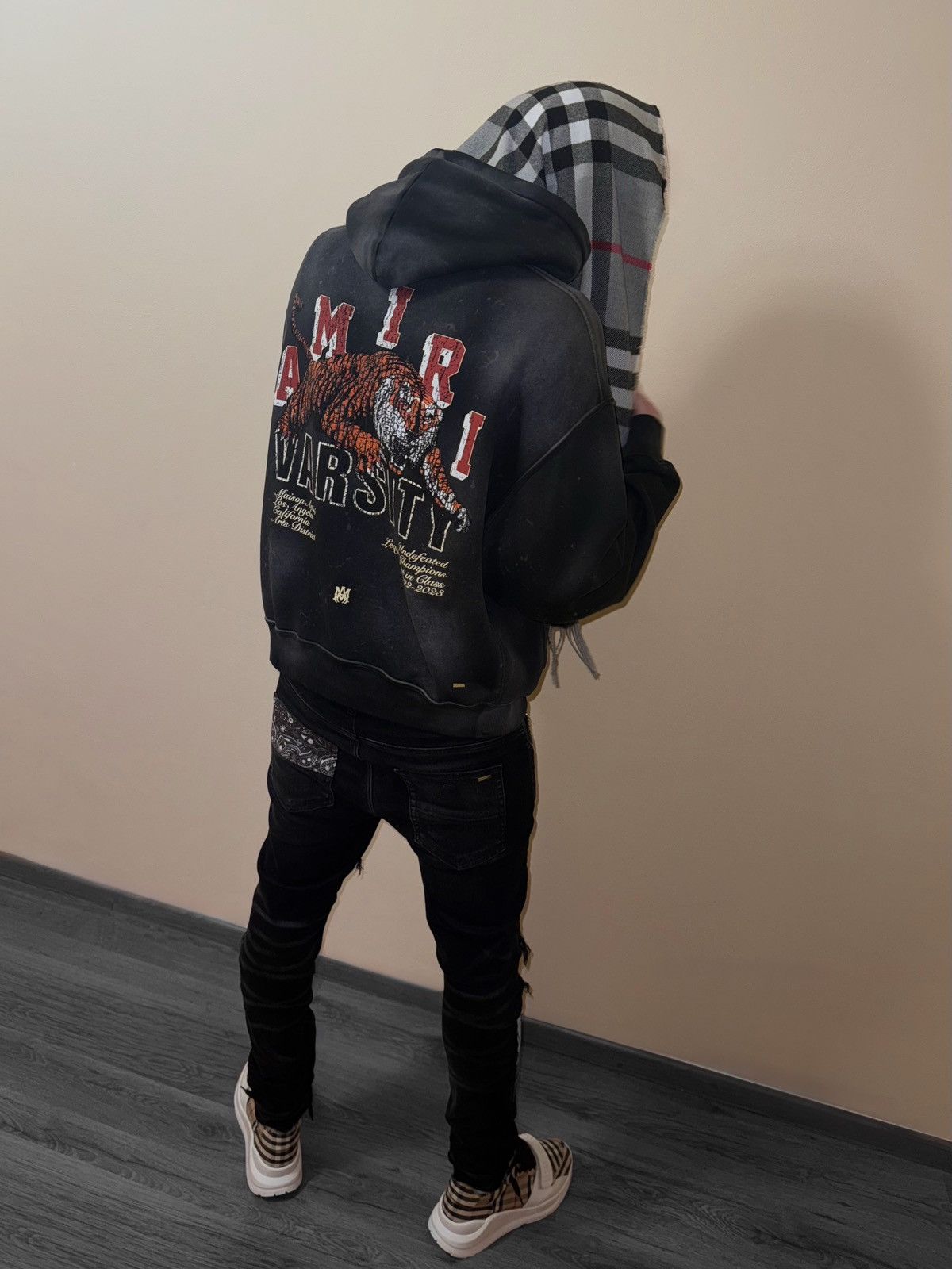 Amiri AMIRI BANDANA PATCH FADED JEANS Size US 34 / EU 50 - 21 Thumbnail