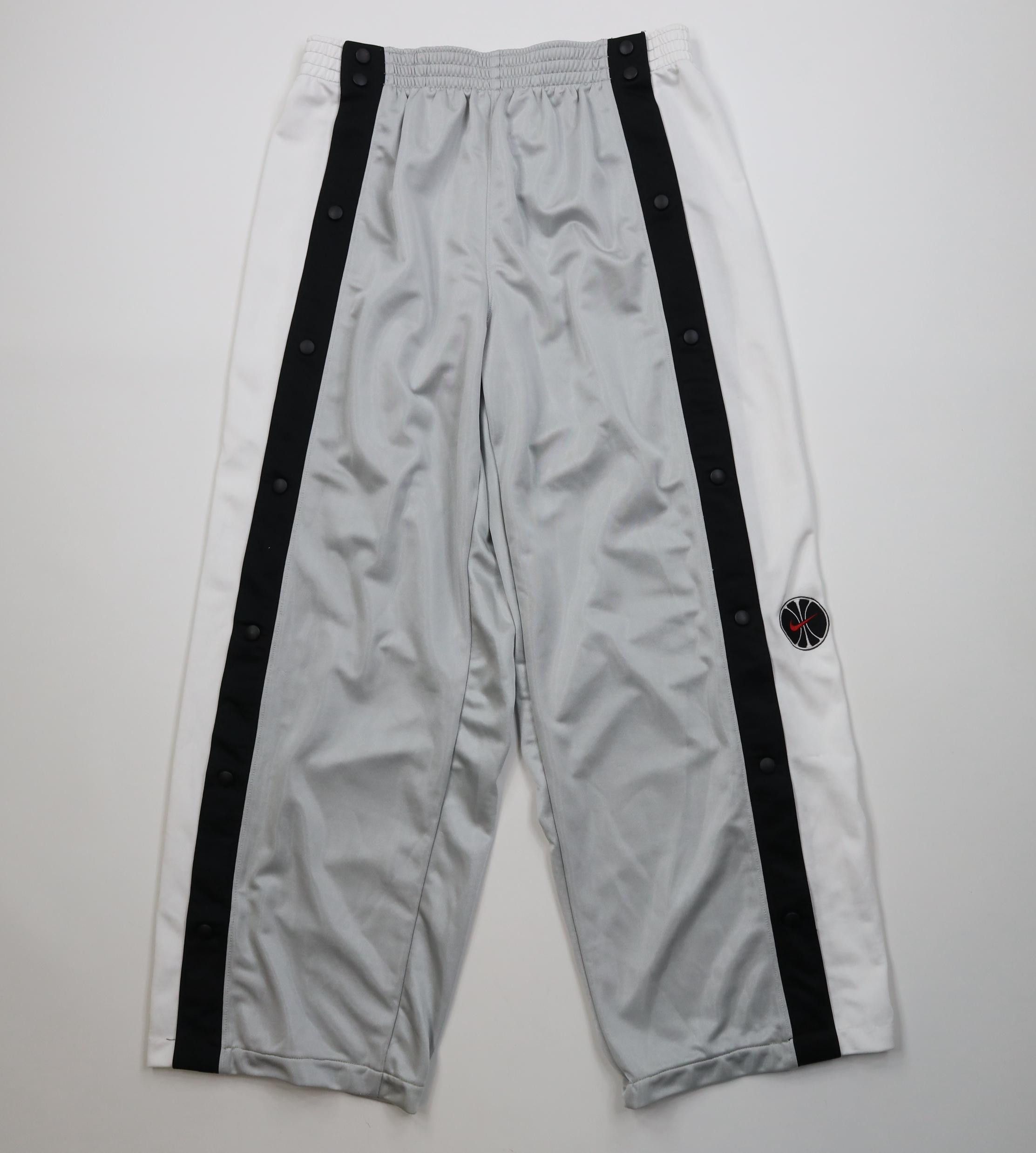 Nike Vintage 90s Nike Mini Swoosh Wide Leg Tearaway Sweatpants Size US 38 / EU 54 - 1 Thumbnail