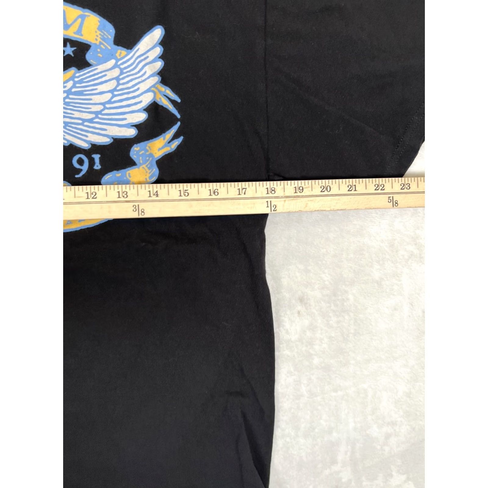 Volcom VINTAGE Volcom T-Shirt Size Medium "True To This" Y2K Skater Eagle Flag Black Mens Shirt Short Sleeve Crew Neck Men 90s Grunge Classic Size US M / EU 48-50 / 2 - 4 Thumbnail
