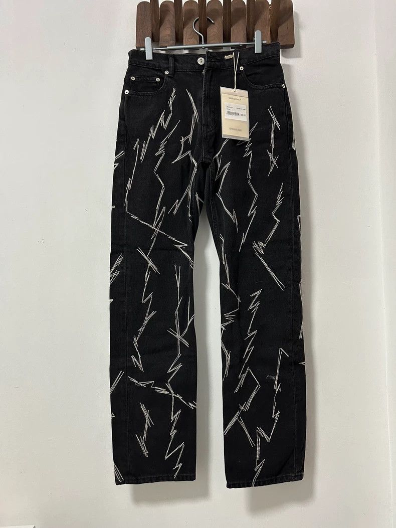 Our Legacy Our Legacy Lightning embroidery, water-washed jeans Size US 28 / EU 44 - 1 Thumbnail