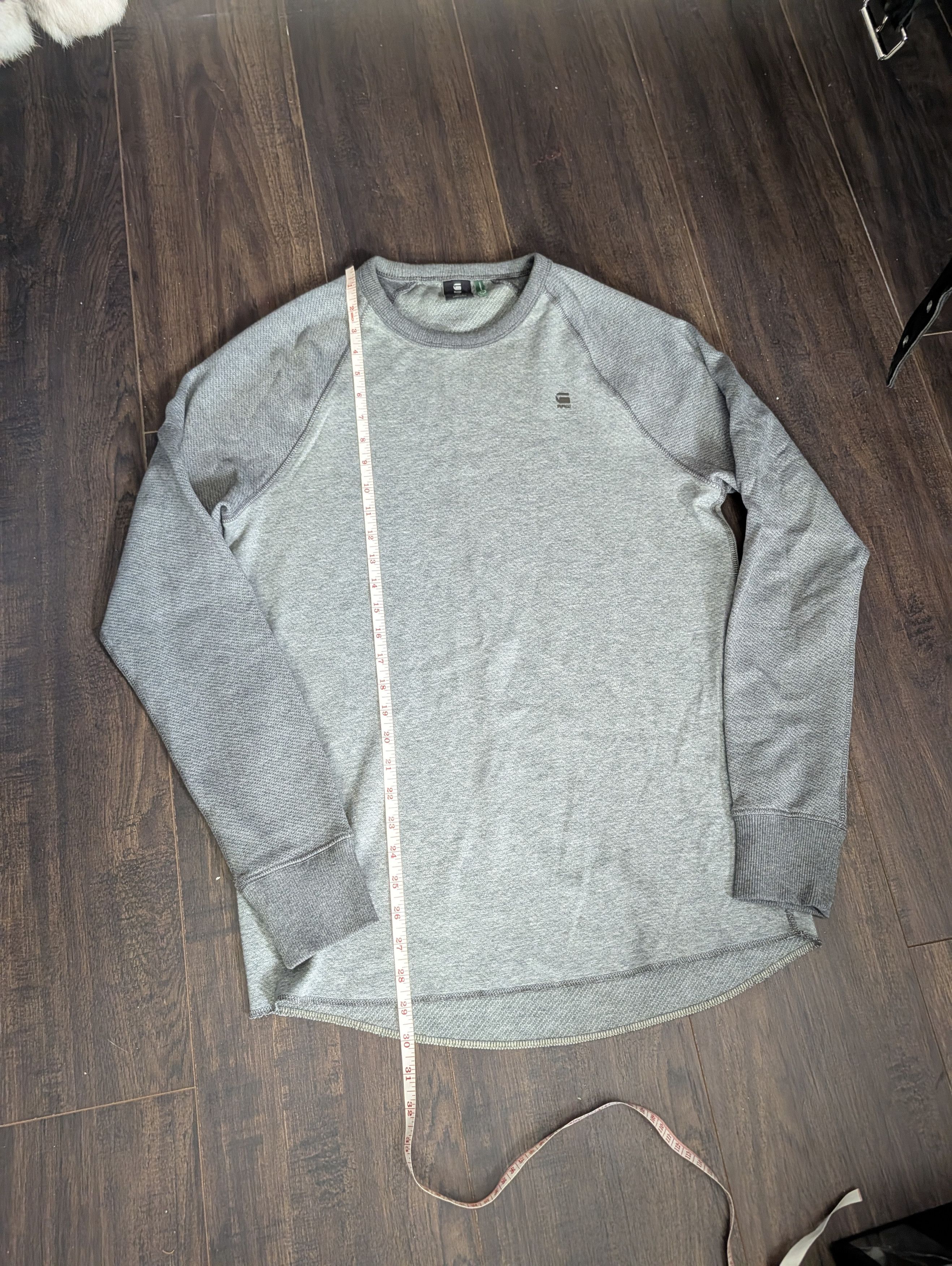 G-Star Gray 3D logo raglan sleeve terry sweatshirt M Size US M / EU 48-50 / 2 - 16 Thumbnail