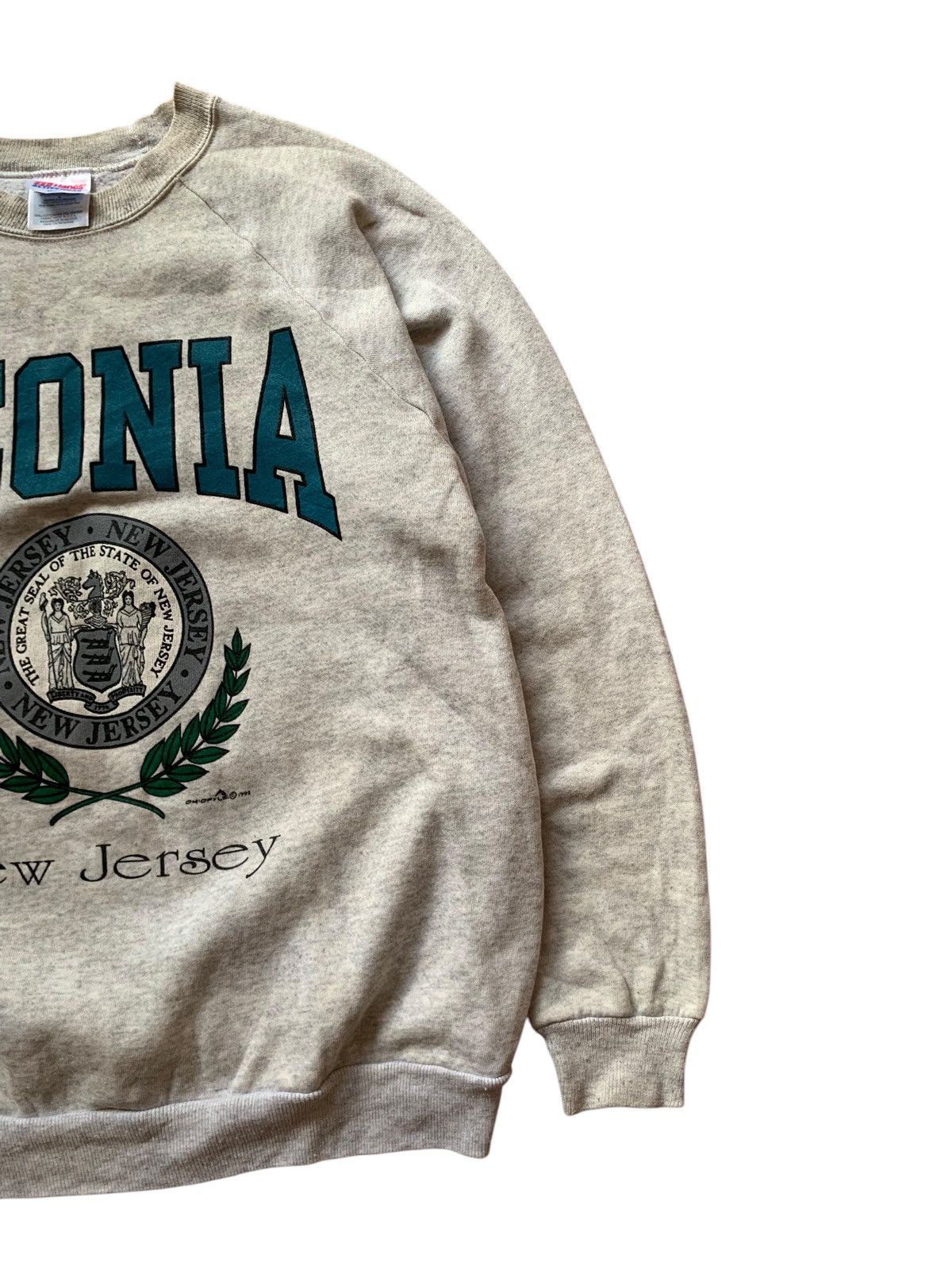 Hanes × Vintage 🔥VTG LEONIA N.JERSEY CREWNECK SWEATSHIRTS Size US L / EU 52-54 / 3 - 3 Thumbnail