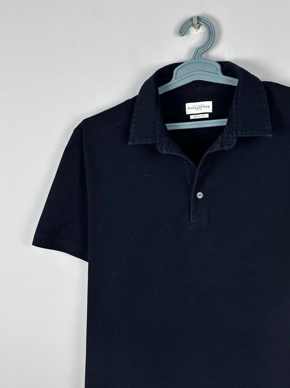 Ballantyne Luxury Ballantyne Navy Cotton Casual Polo T Shirt Size US L / EU 52-54 / 3 - 1 Thumbnail