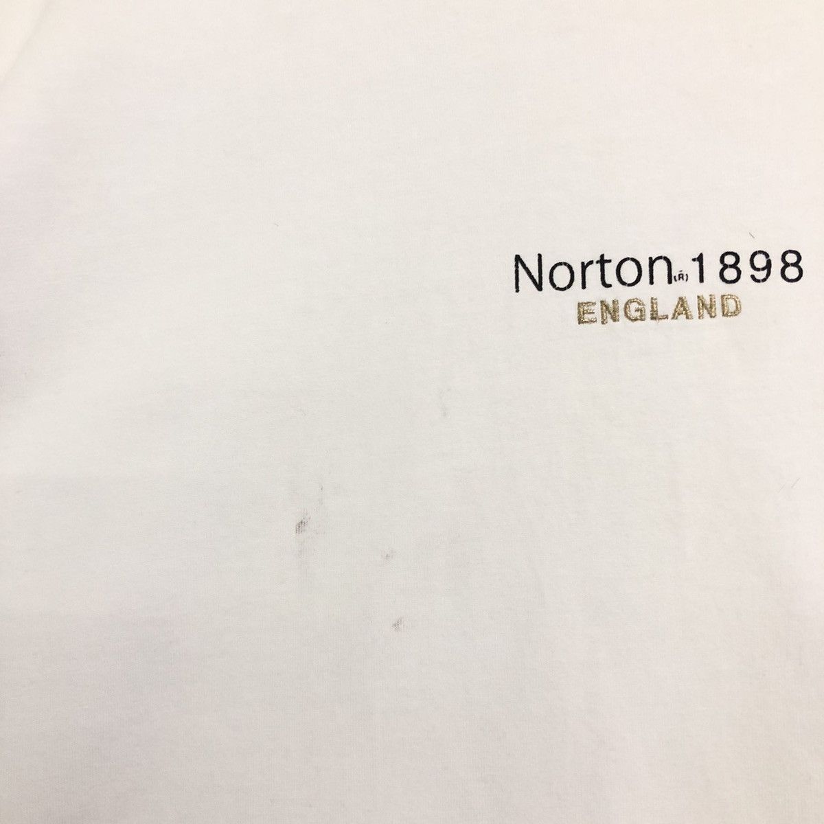 Norton Norton England Spellout Centre Long Sleeve Shirt Size US XL / EU 56 / 4 - 5 Thumbnail
