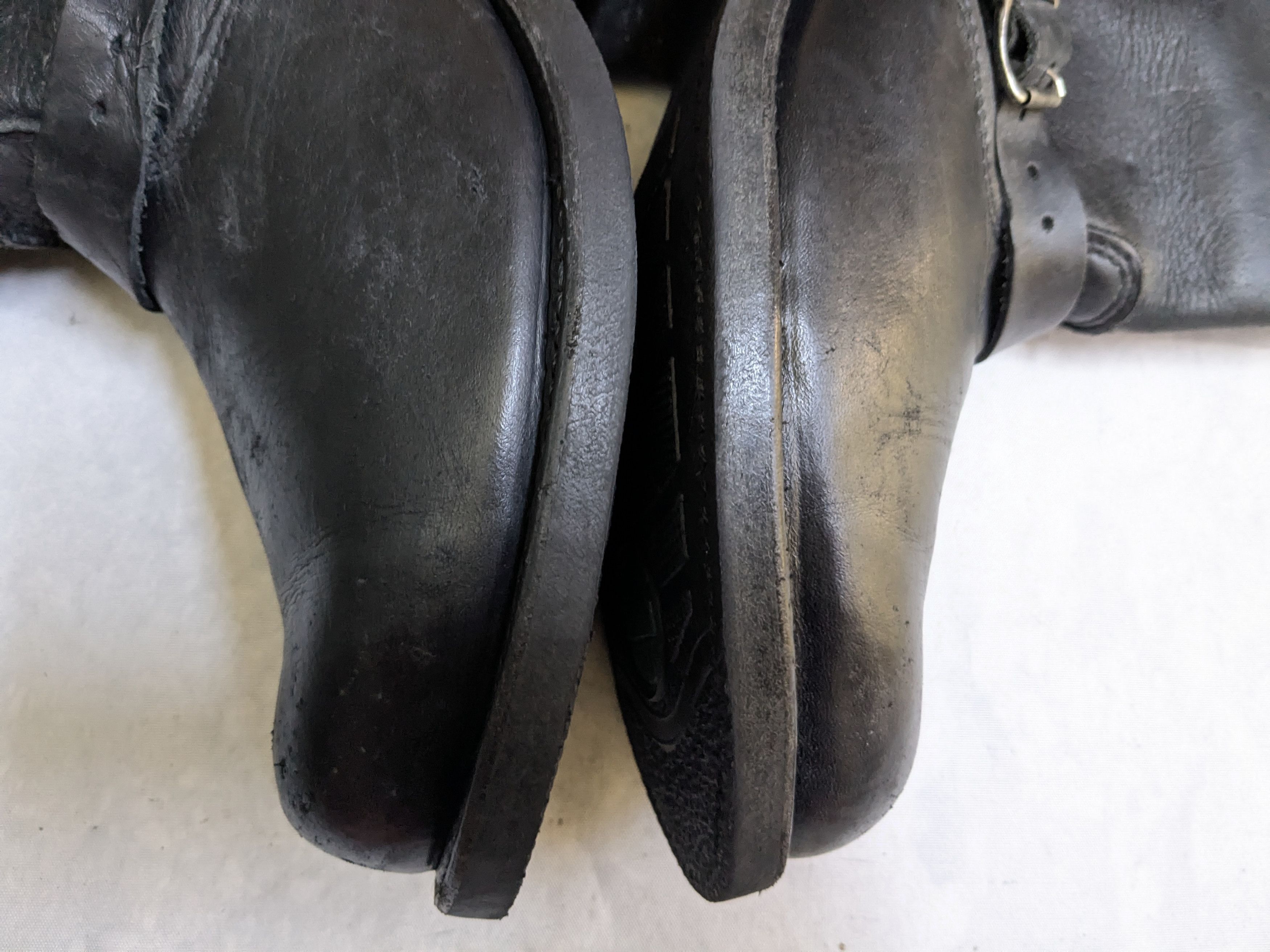 Frye Frye Engineer Black Leather 9.5 M Leather Buckle Size US 9.5 / EU 42-43 - 11 Thumbnail