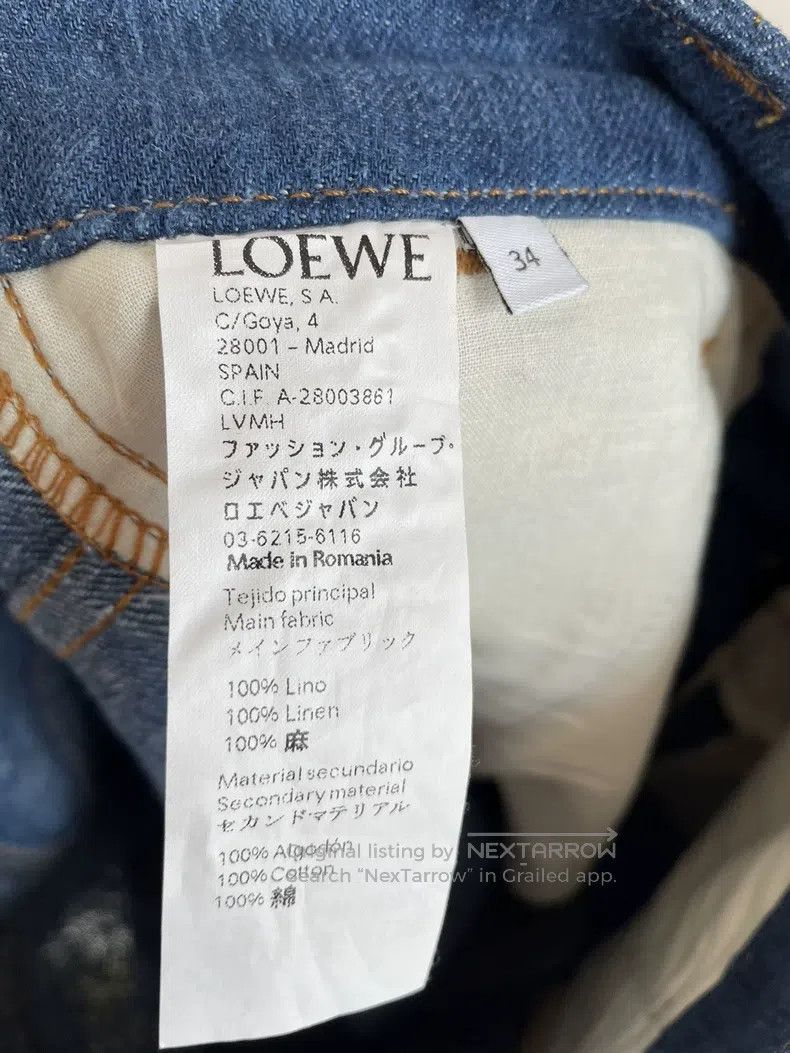 Loewe Loewe Rolled Hem Denim Jeans Size 42" / US 20 - 4 Thumbnail