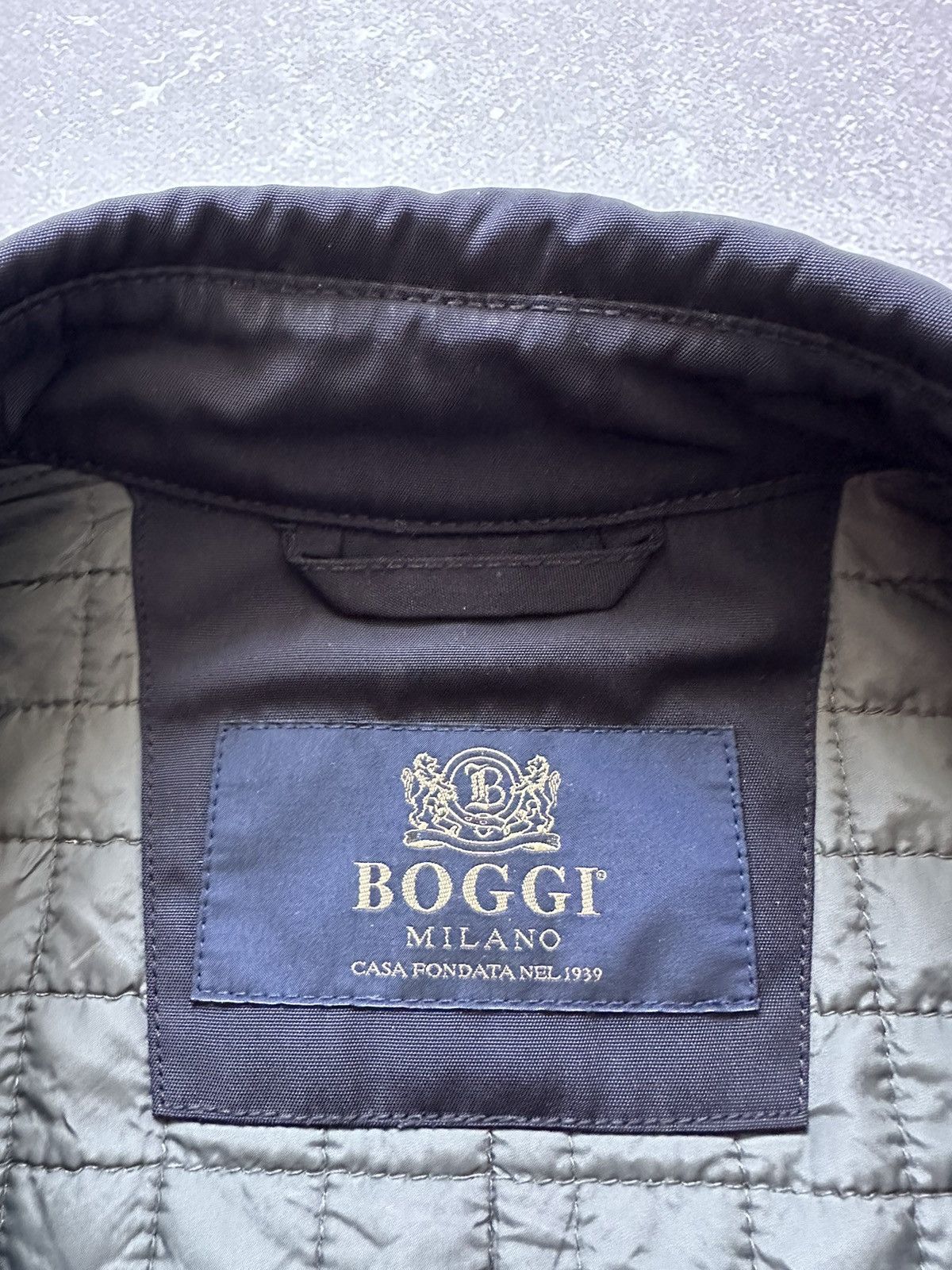 Boggi × Designer Boggi Milano Blue Button Down Coat Jacket Size 48 Size US M / EU 48-50 / 2 - 9 Thumbnail