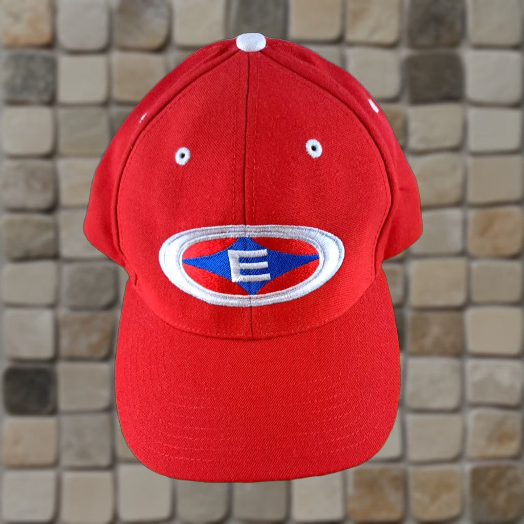 Vintage Richardson Easton Hockey Detroit Red Snapback Hat Adjustable Cotton Men Red Sports Hat Size ONE SIZE - 1 Thumbnail