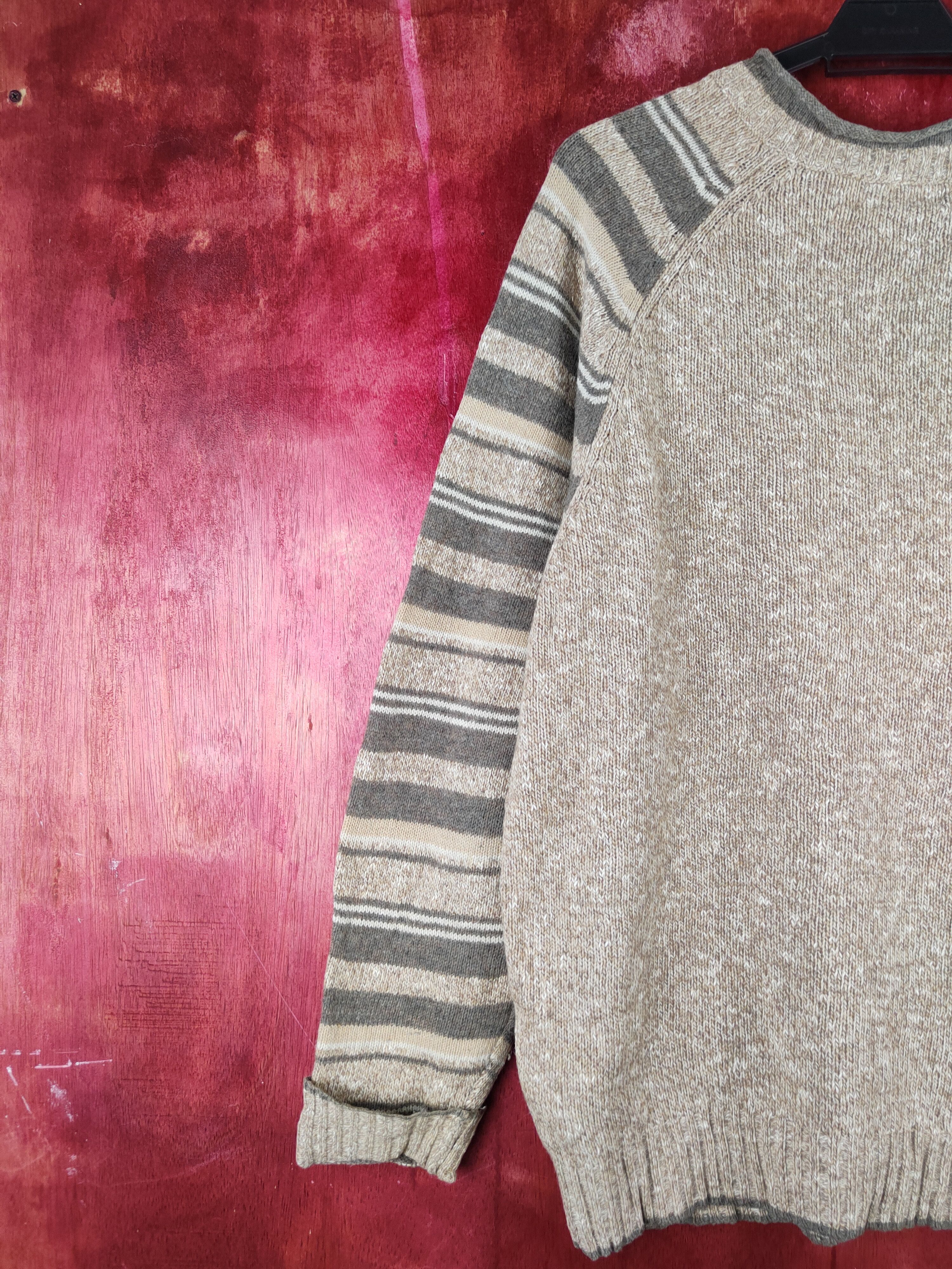 Japanese Brand × Vintage Crocodile Brown Knitwear Sweatshirts #S2347 Size US L / EU 52-54 / 3 - 9 Thumbnail