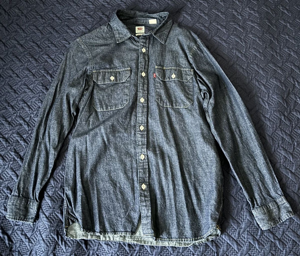 Levi's Levi’s Denim Blue Overshirt Size US S / EU 44-46 / 1 - 1 Thumbnail