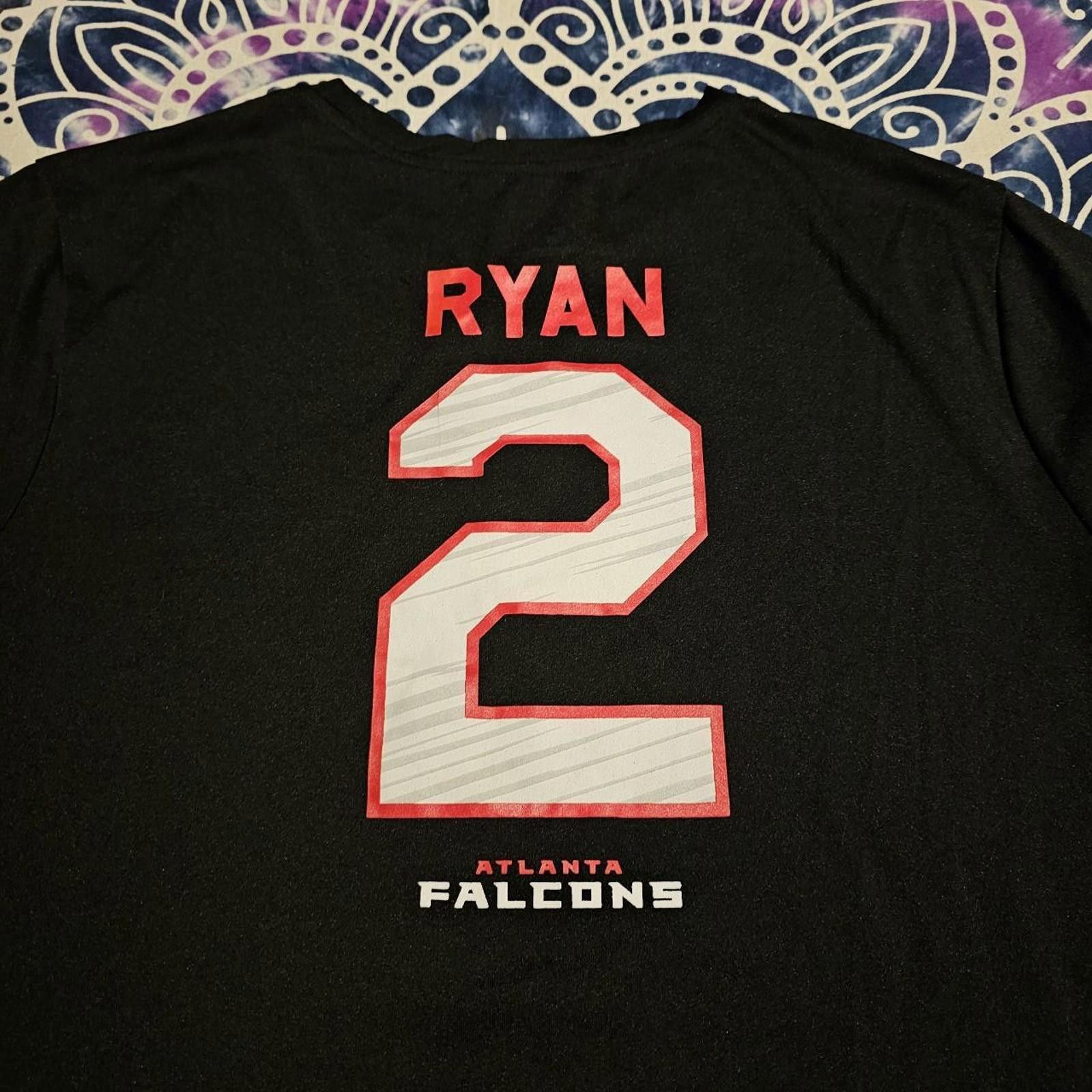 NFL NFL Men's Black and Red Atlanta Falcons Shirt #2 Matt Ryan Size US M / EU 48-50 / 2 - 8 Thumbnail