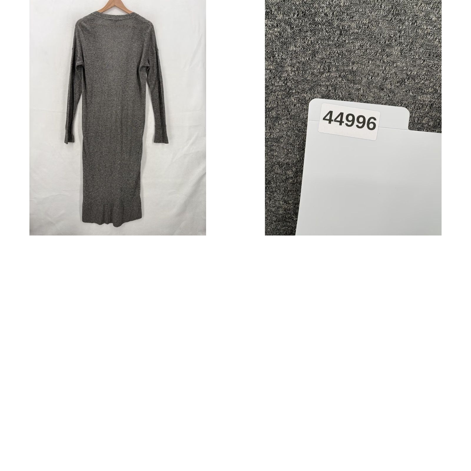 Vince Vince Womens Cardigan Sweater Longline Duster Pockets Gray Small V-Neck Linen Blend Knit Shirt/Top, 80% viscose, 20% linen, Lightweight Mens? Womens Size S / US 4 / IT 40 - 9 Thumbnail