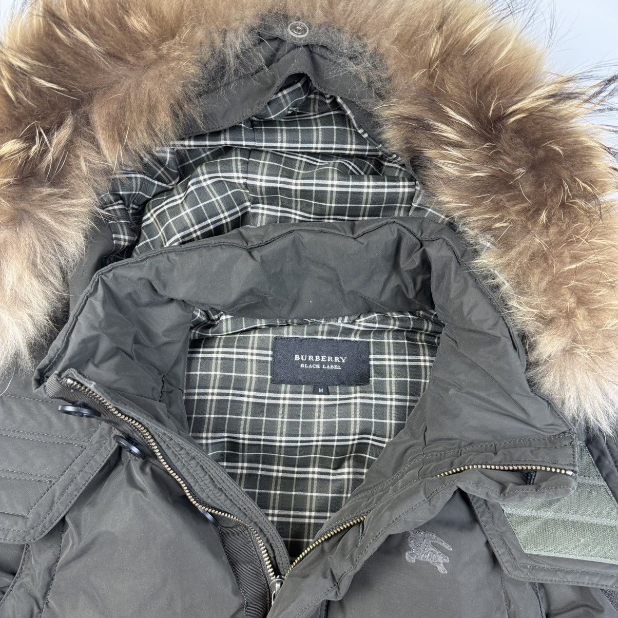 Burberry Burberry Black Label Khaki Puffer Jacket Size US M / EU 48-50 / 2 - 3 Thumbnail