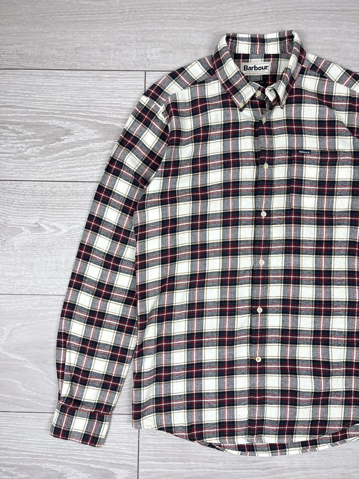 Barbour Barbour Tailored Flannel Checkered Shirt Size US M / EU 48-50 / 2 - 4 Thumbnail